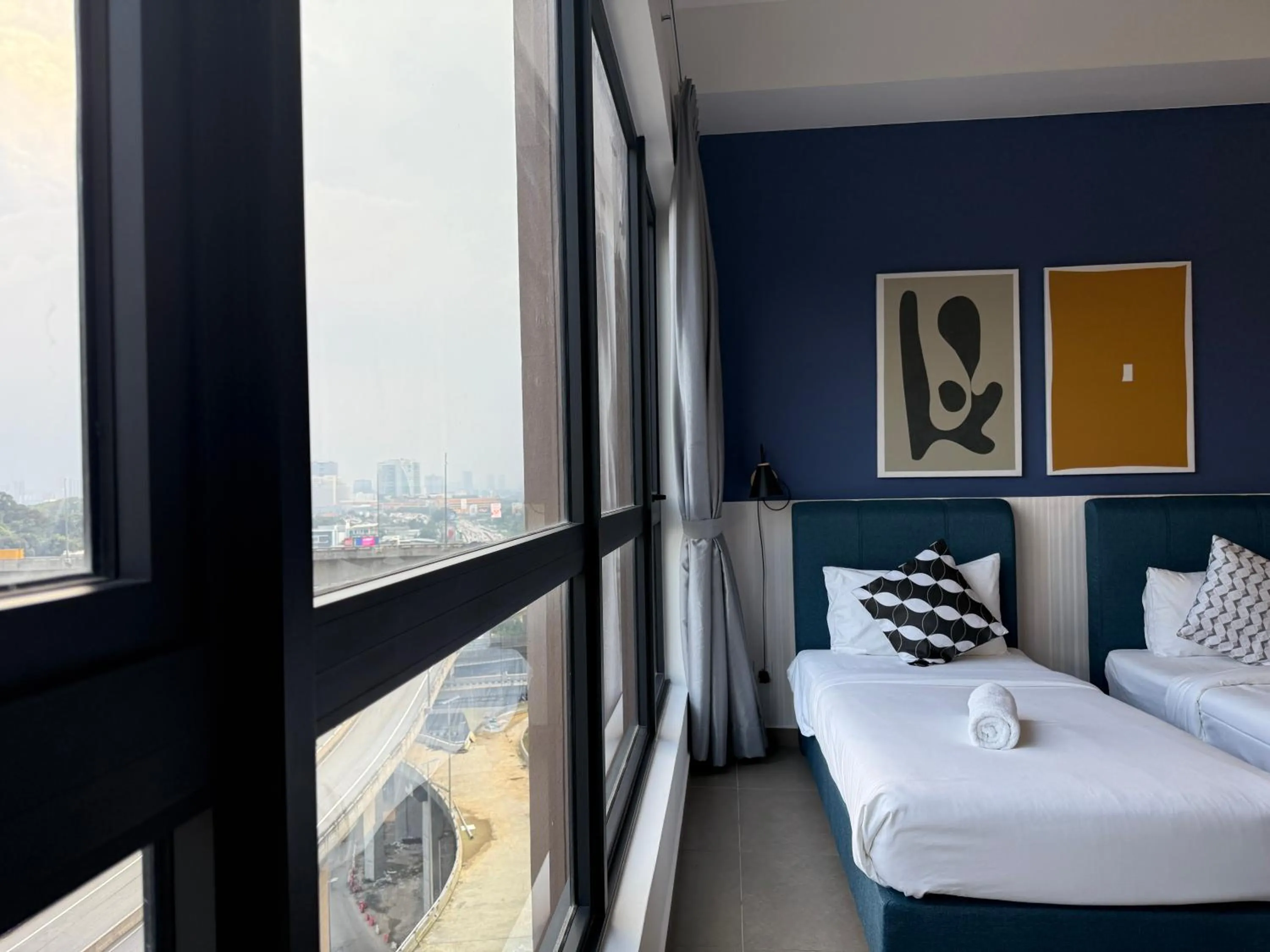 Bed in Mossaz Leisure Suites Kuala Lumpur