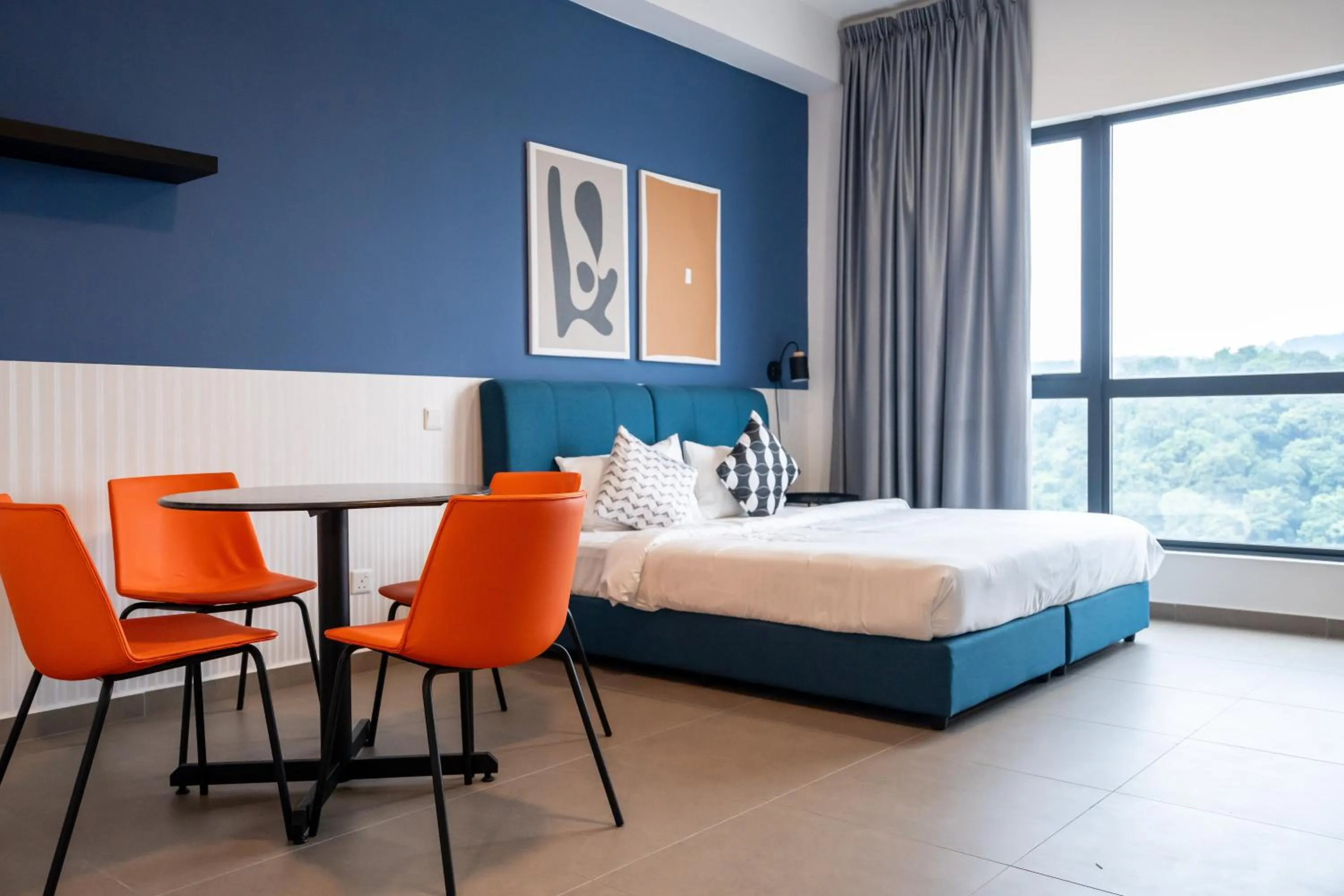 Bed in Mossaz Leisure Suites Kuala Lumpur