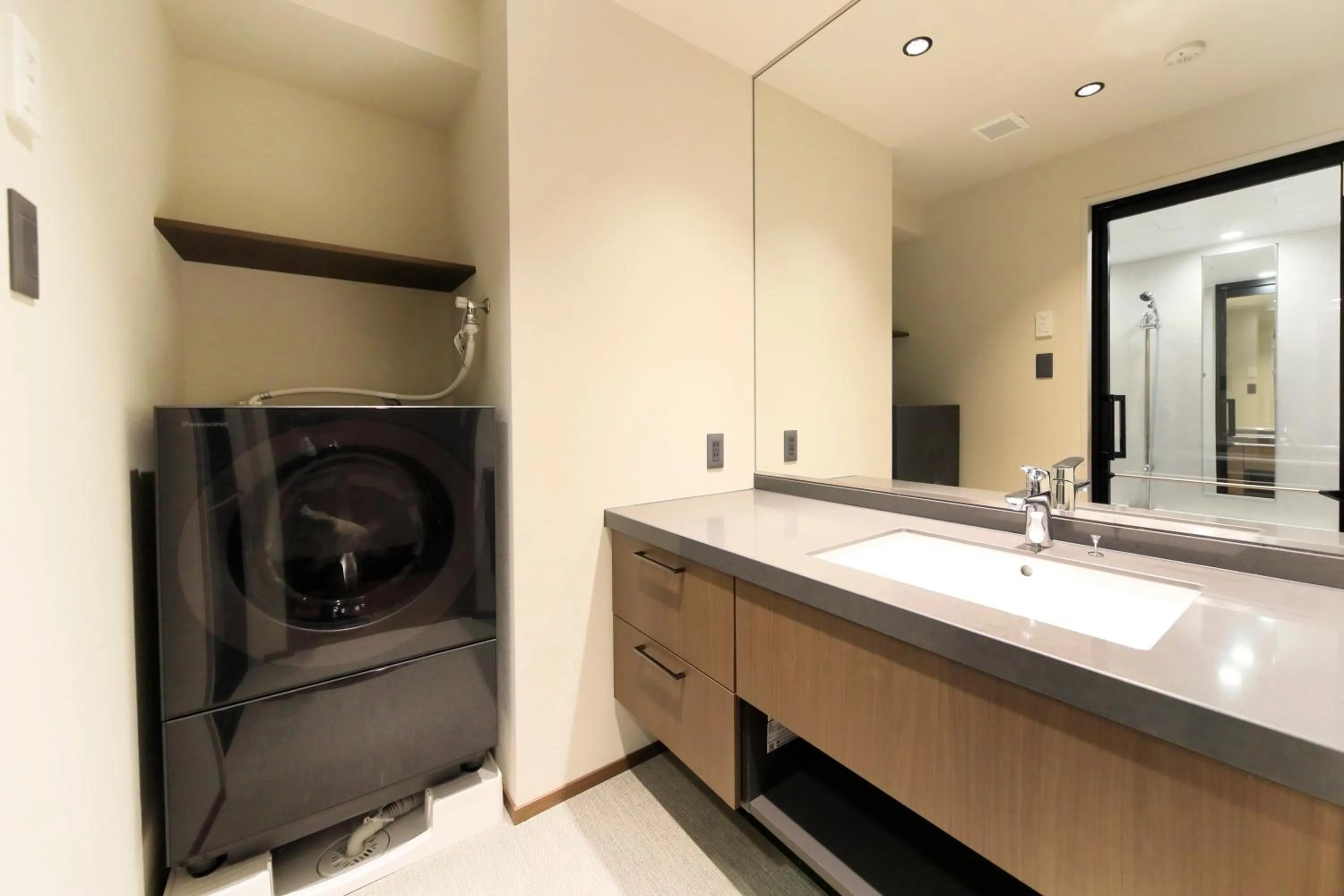 washing machine in Blisstia Hakone Sengokuhara Adult only