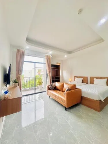 Bed in Sea Flower Homestay