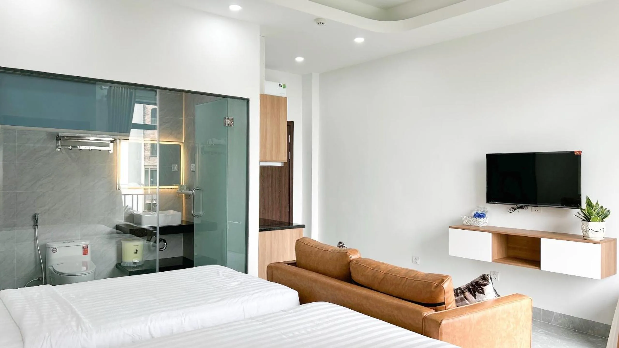 Bed in Sea Flower Homestay