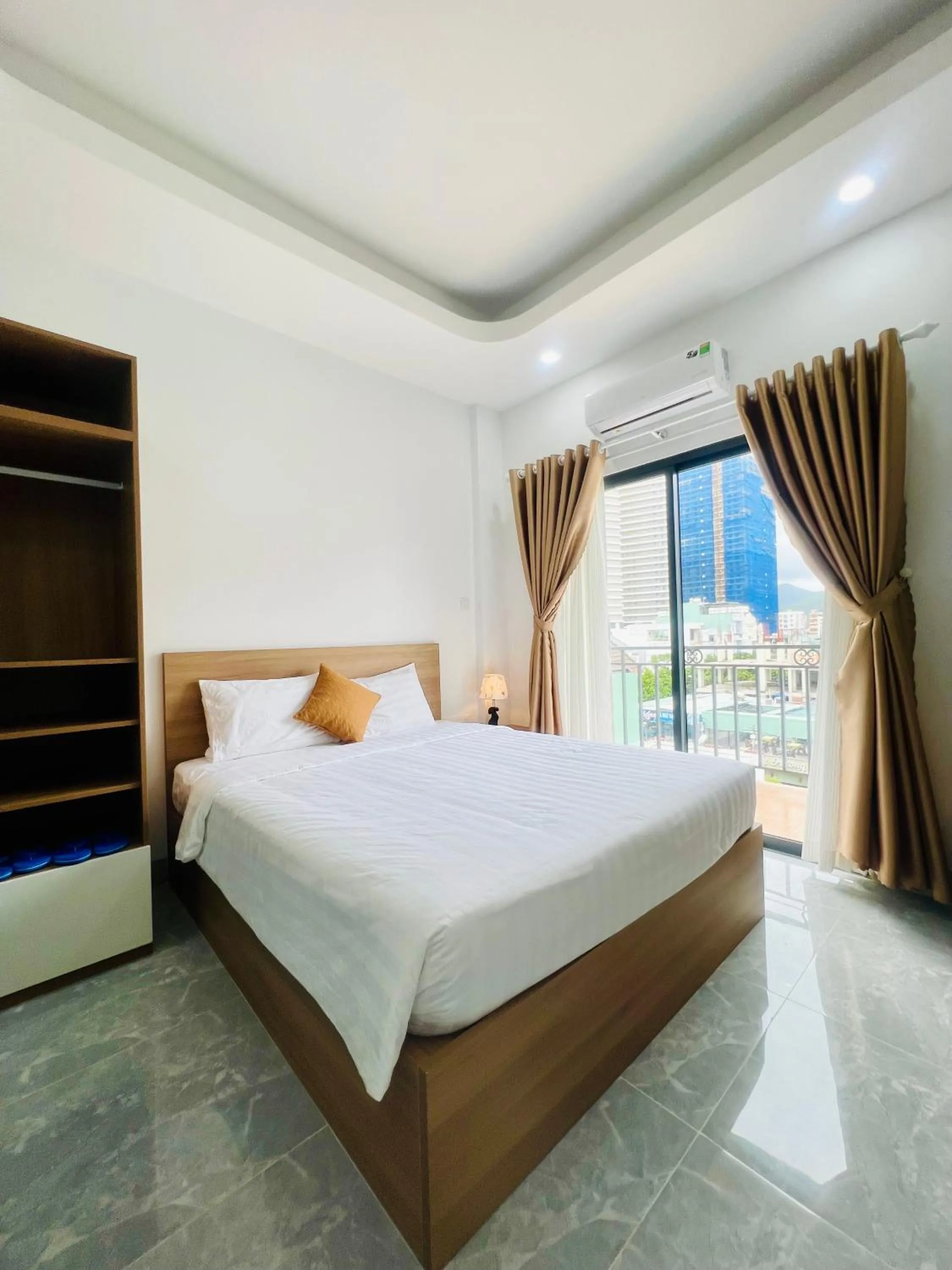 Bed in Sea Flower Homestay