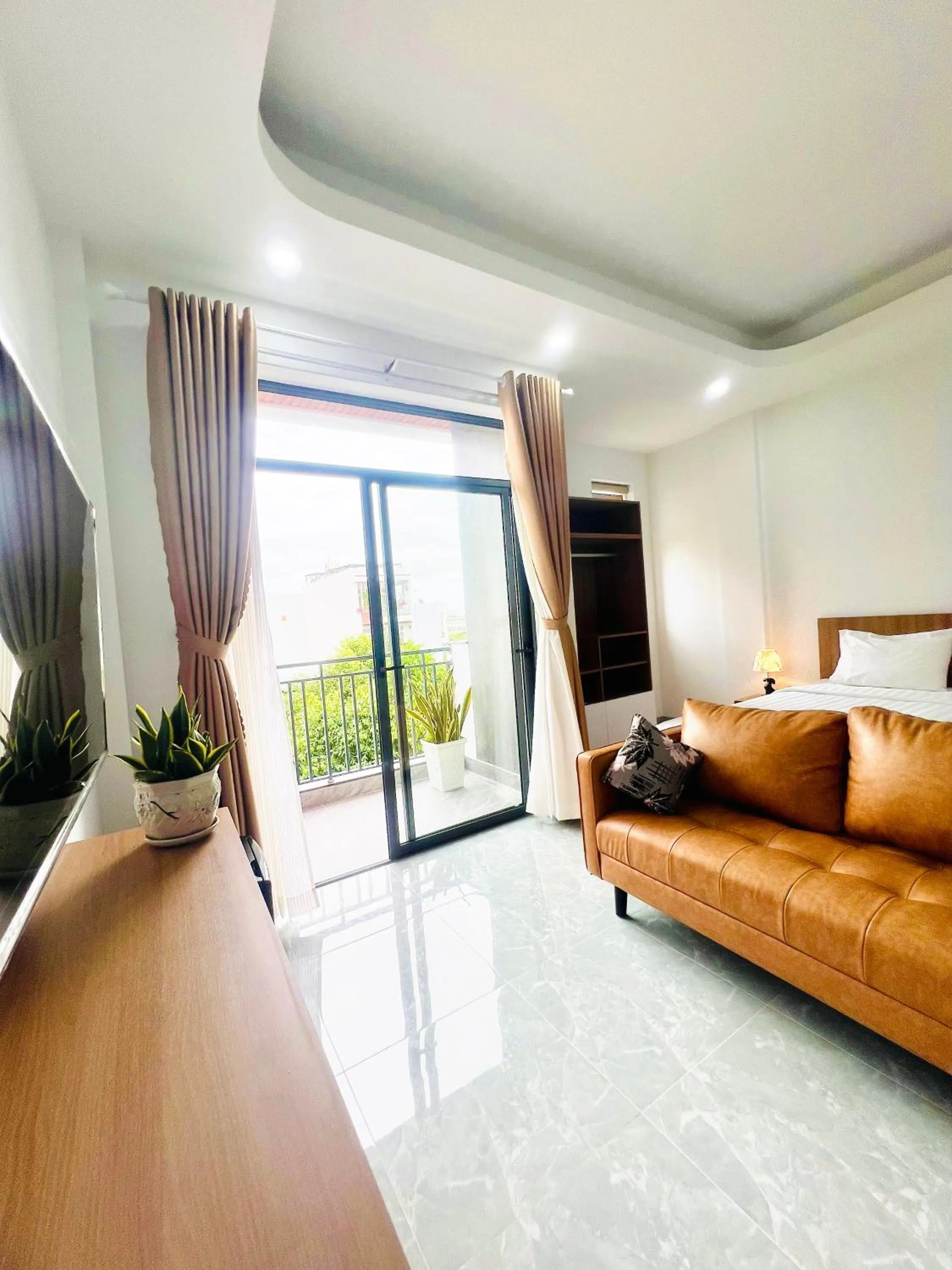 Bed in Sea Flower Homestay