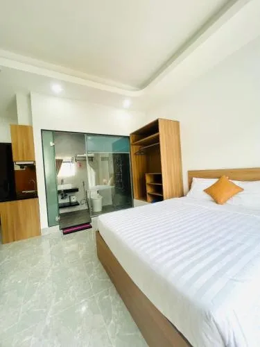 Bed in Sea Flower Homestay