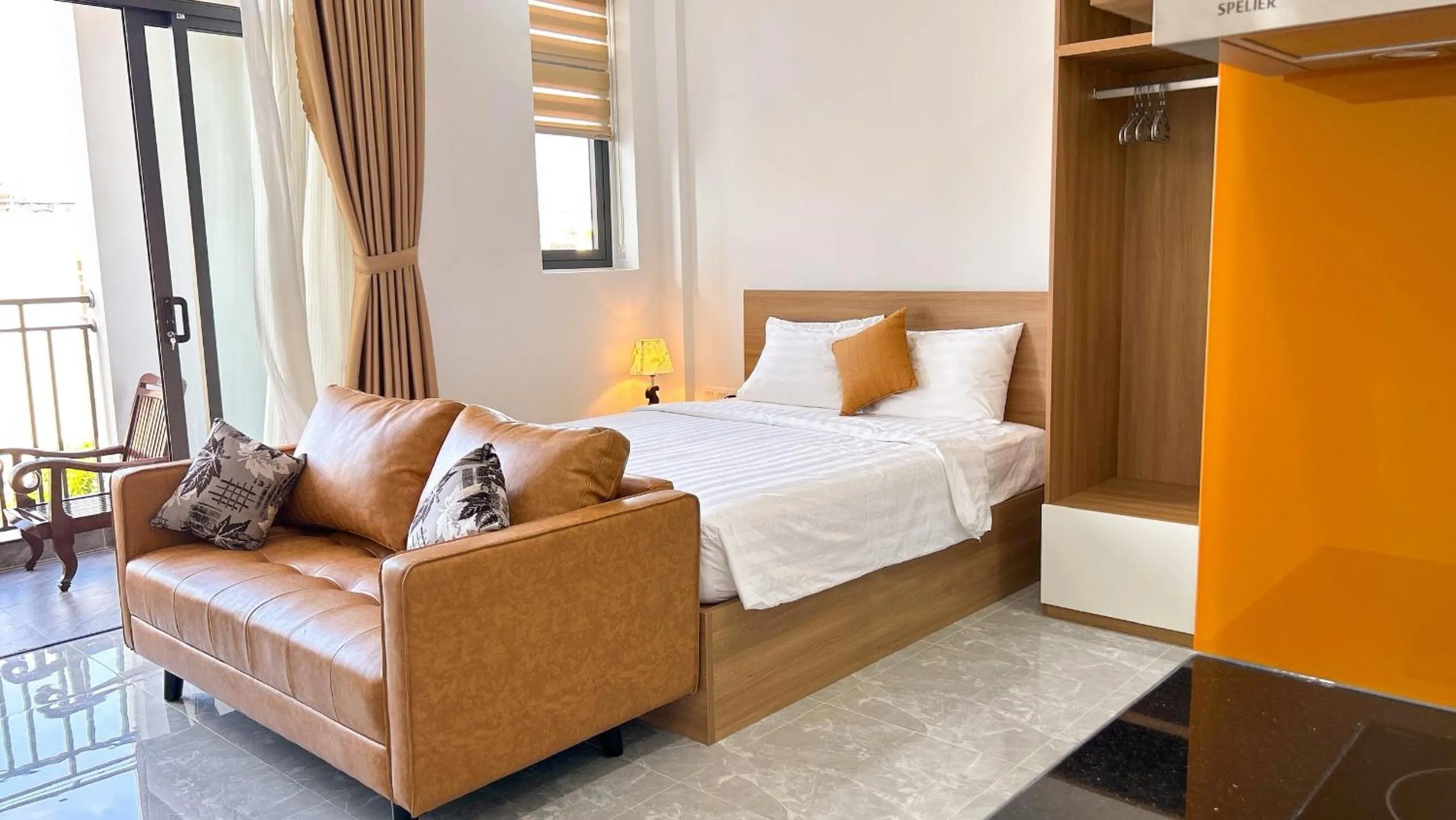 Bed in Sea Flower Homestay