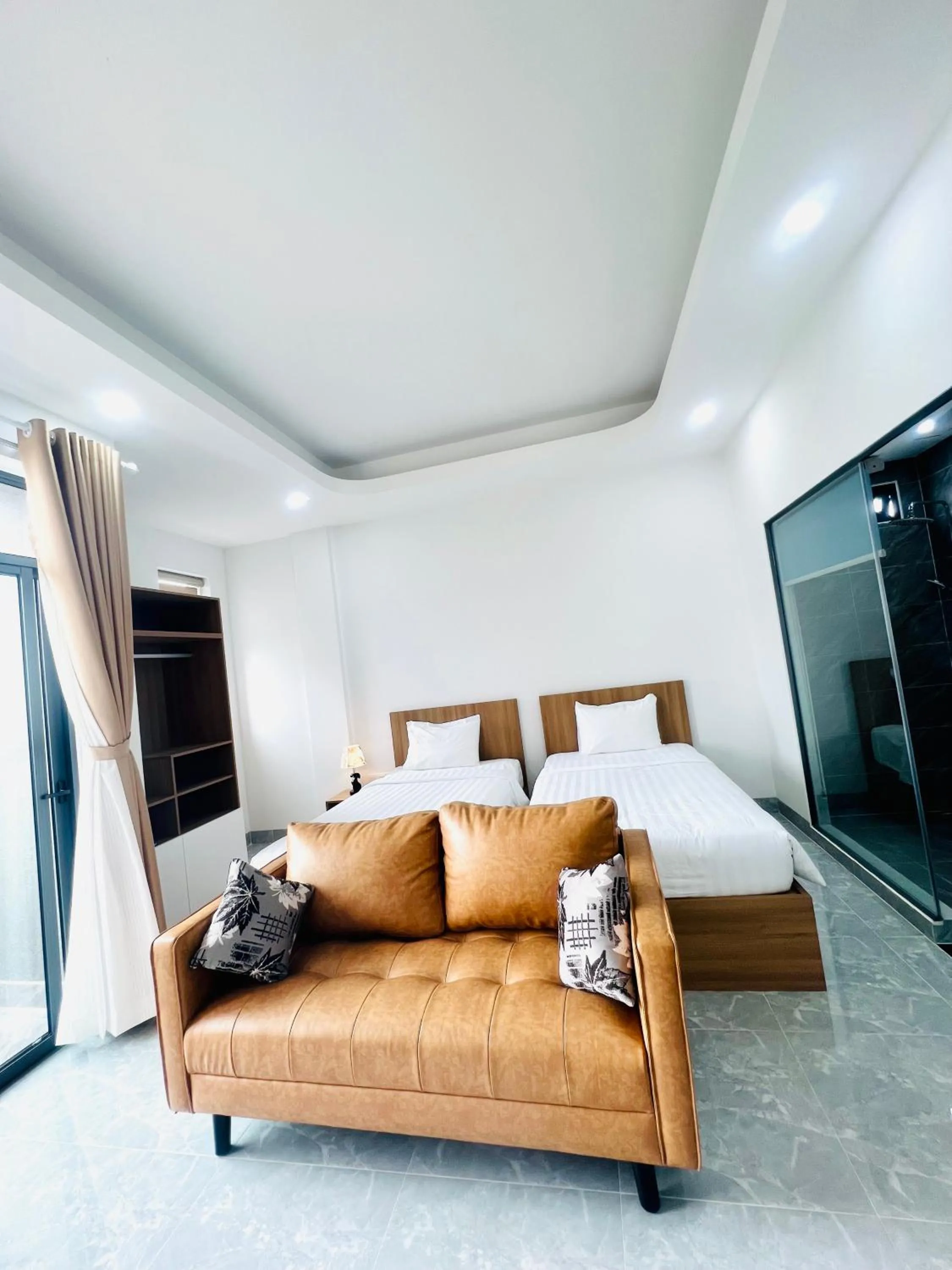 Bed in Sea Flower Homestay
