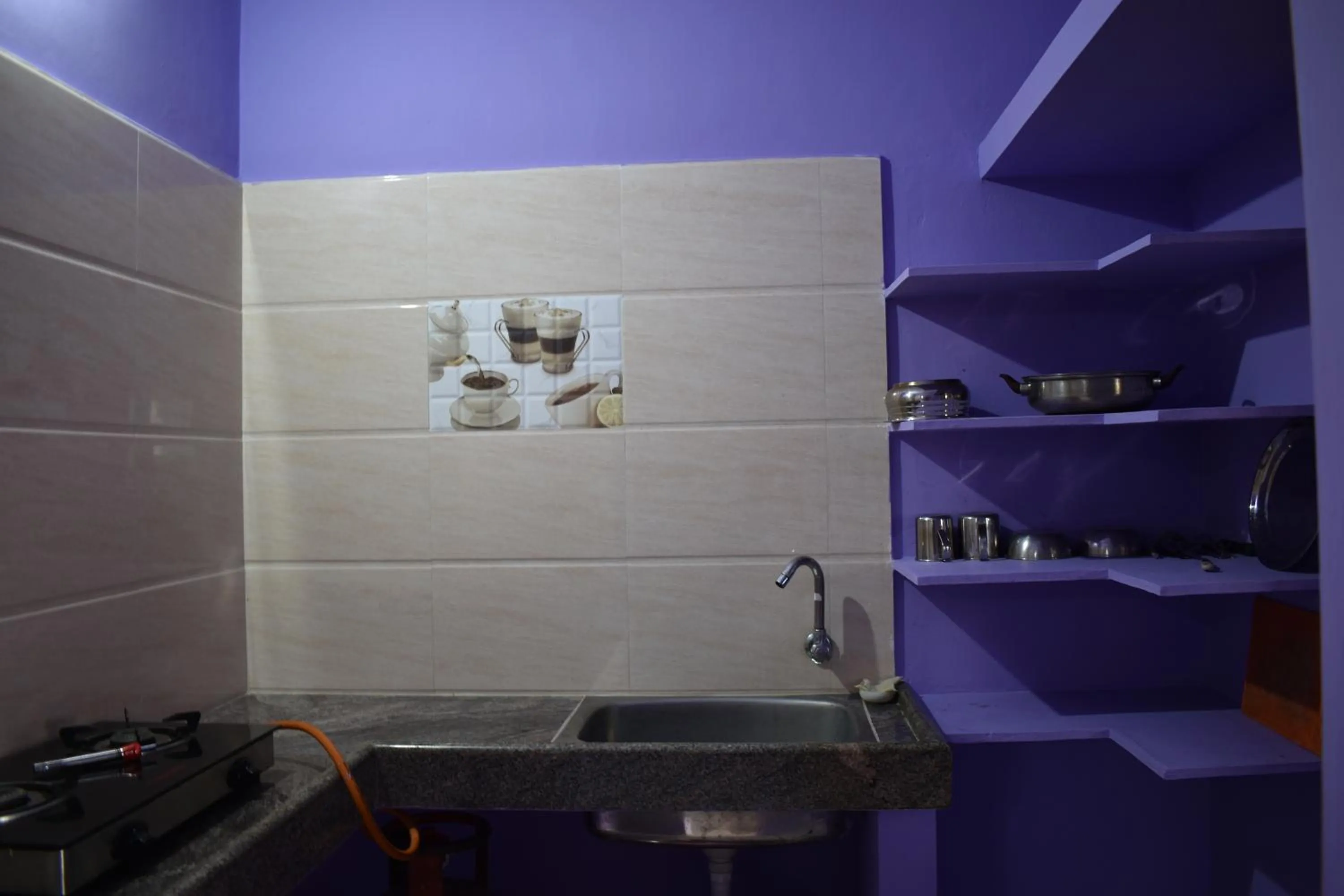 Kitchen or kitchenette in Rainbow Guest House