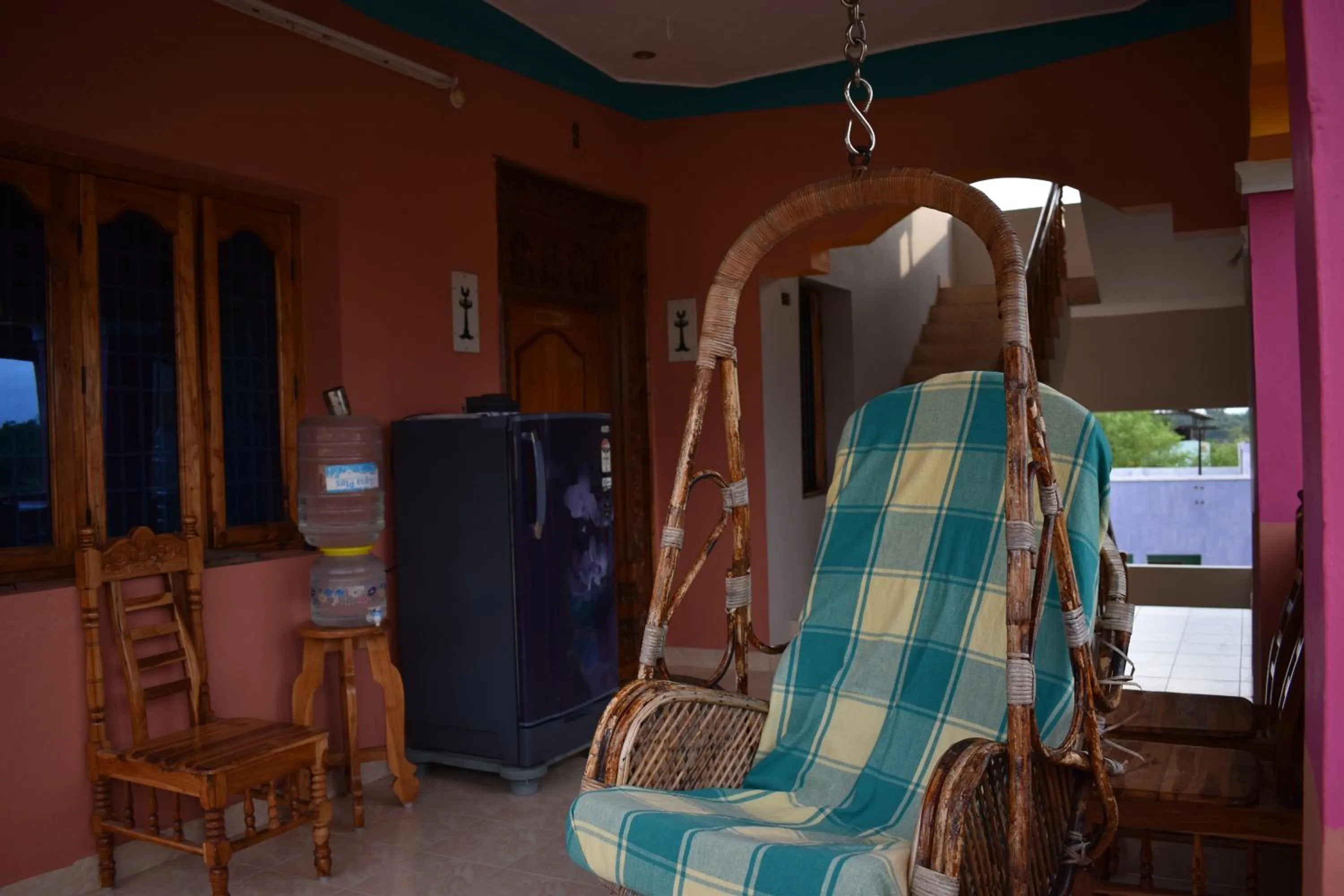 Seating area in Rainbow Guest House
