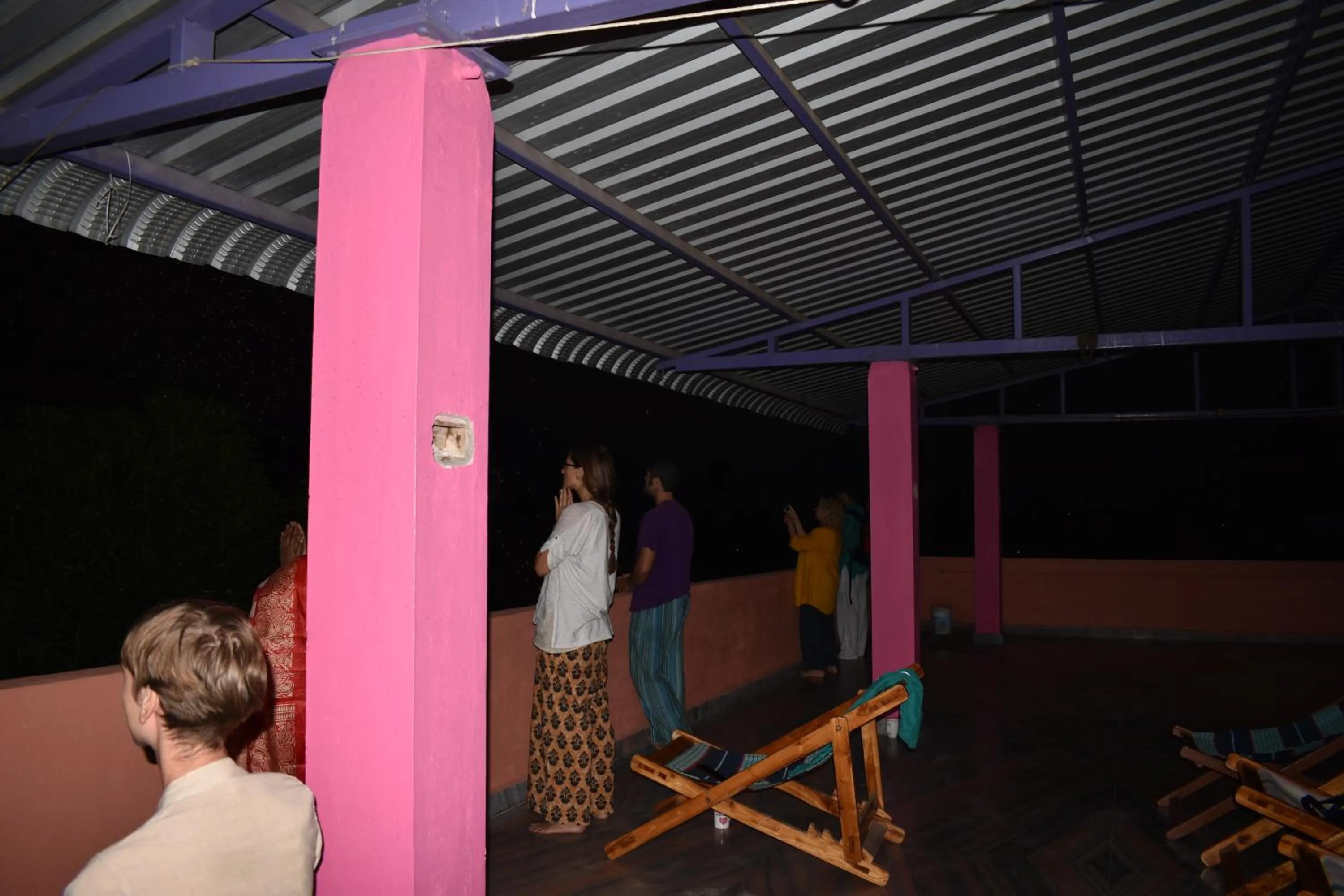 group of guests in Rainbow Guest House