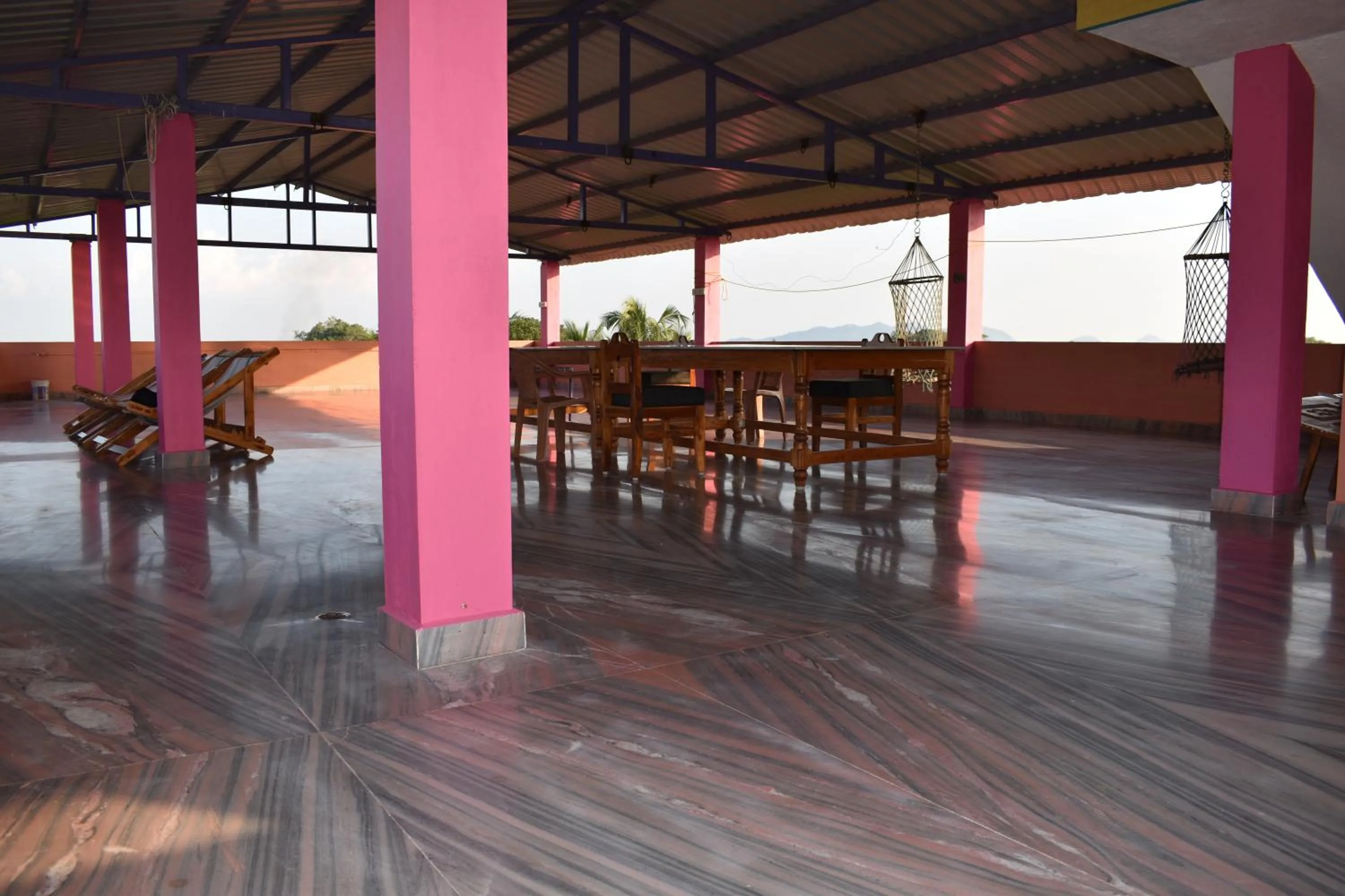 Seating area in Rainbow Guest House