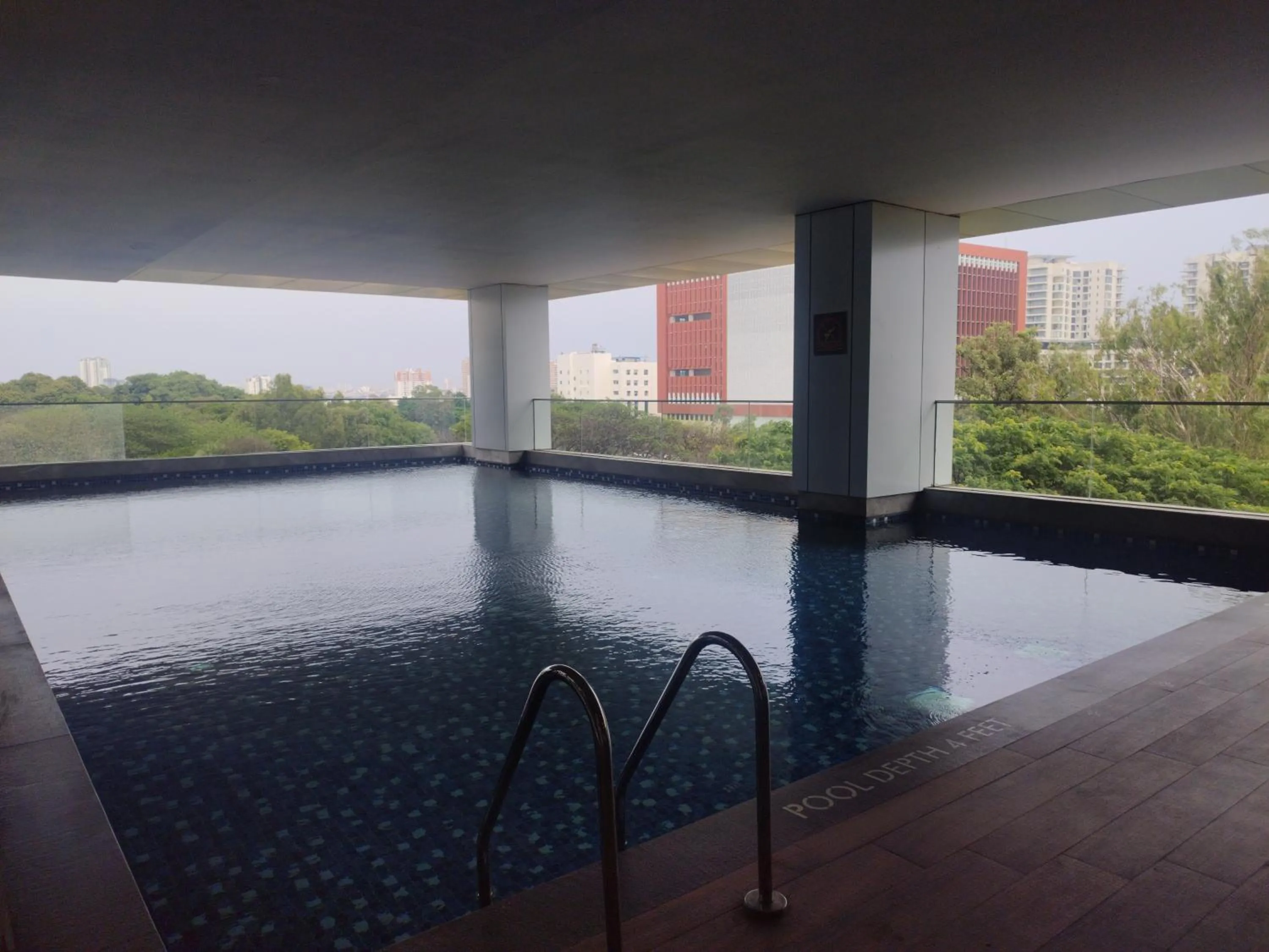 Swimming pool in Hyatt Centric Hebbal Bengaluru