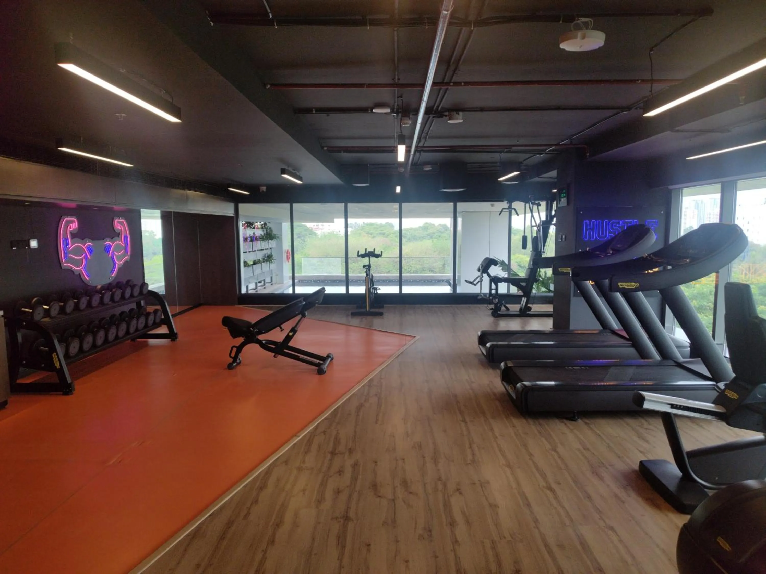 Fitness centre/facilities in Hyatt Centric Hebbal Bengaluru