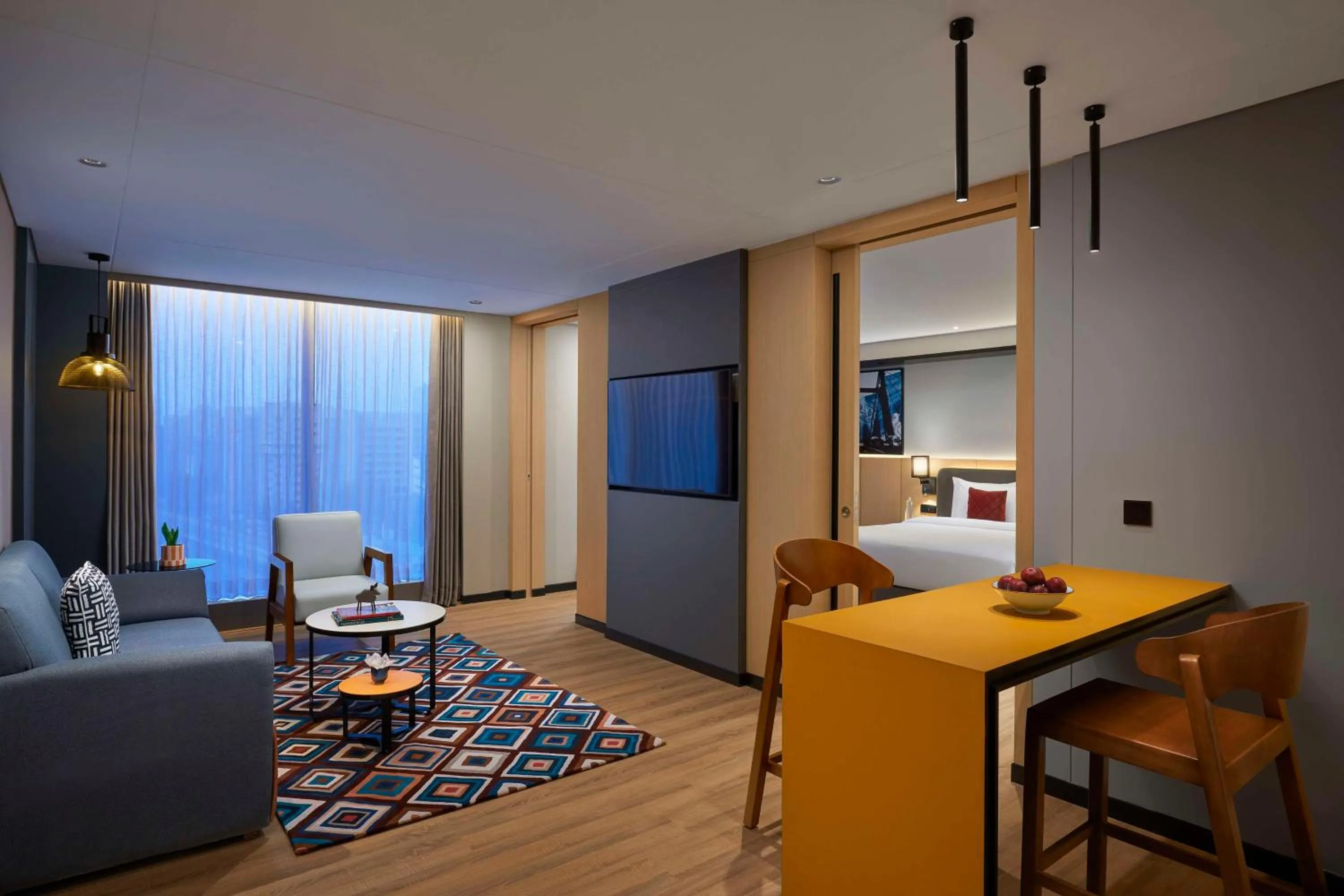 Photo of the whole room, Bed in Hyatt Centric Hebbal Bengaluru