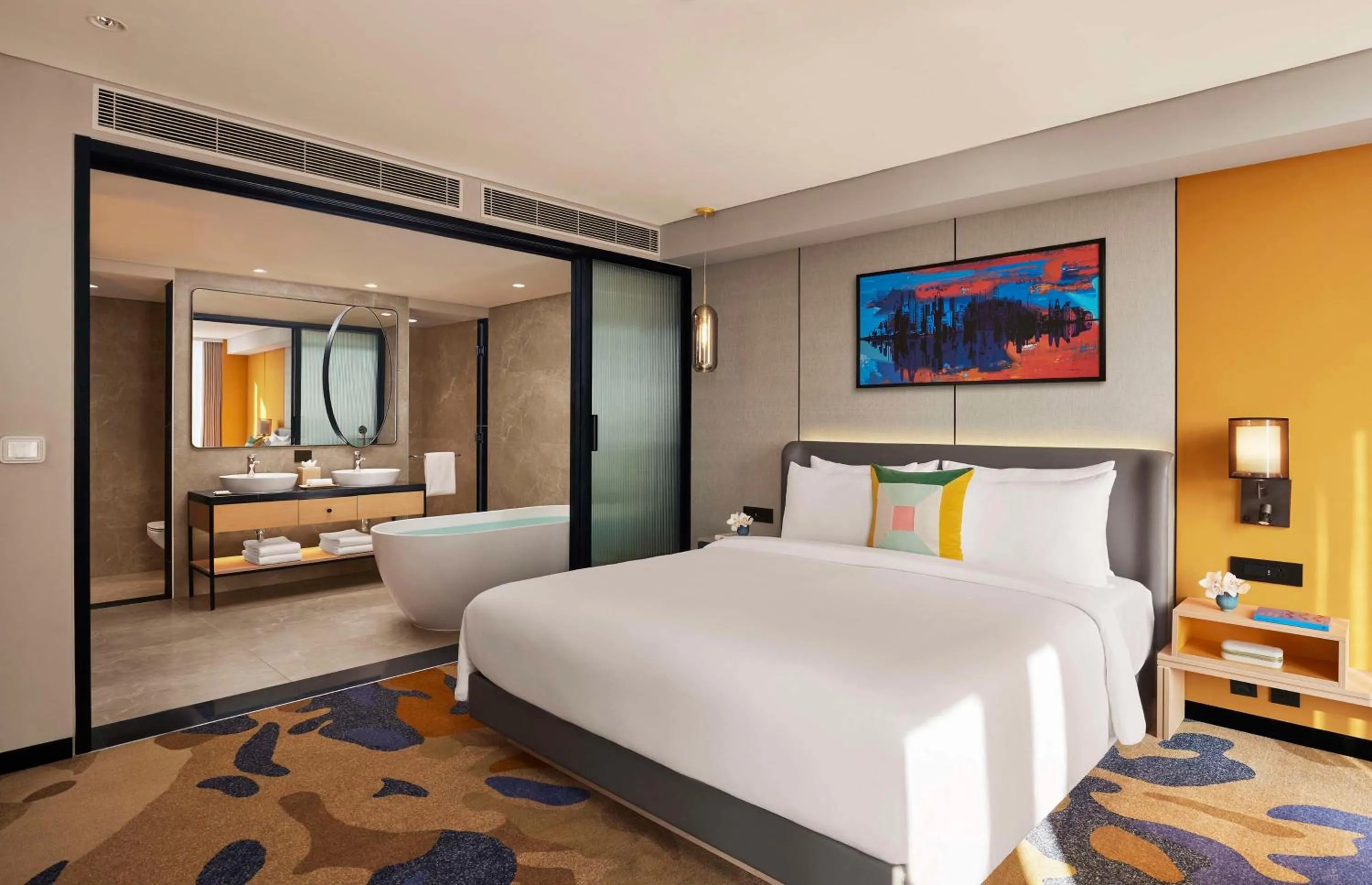 Photo of the whole room, Bed in Hyatt Centric Hebbal Bengaluru