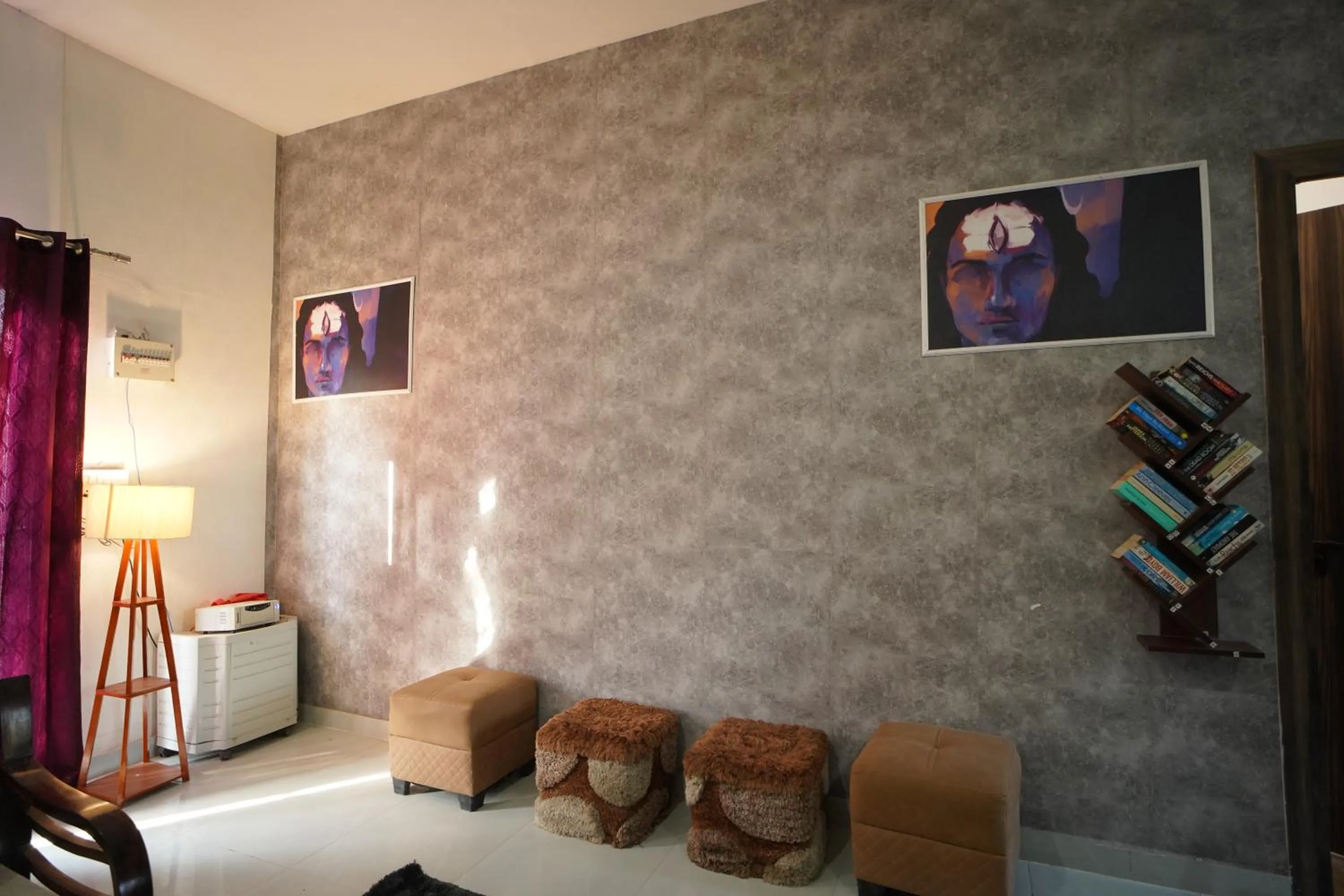 Living room in SAMALIA AGRO RESORT VRINDAVAN