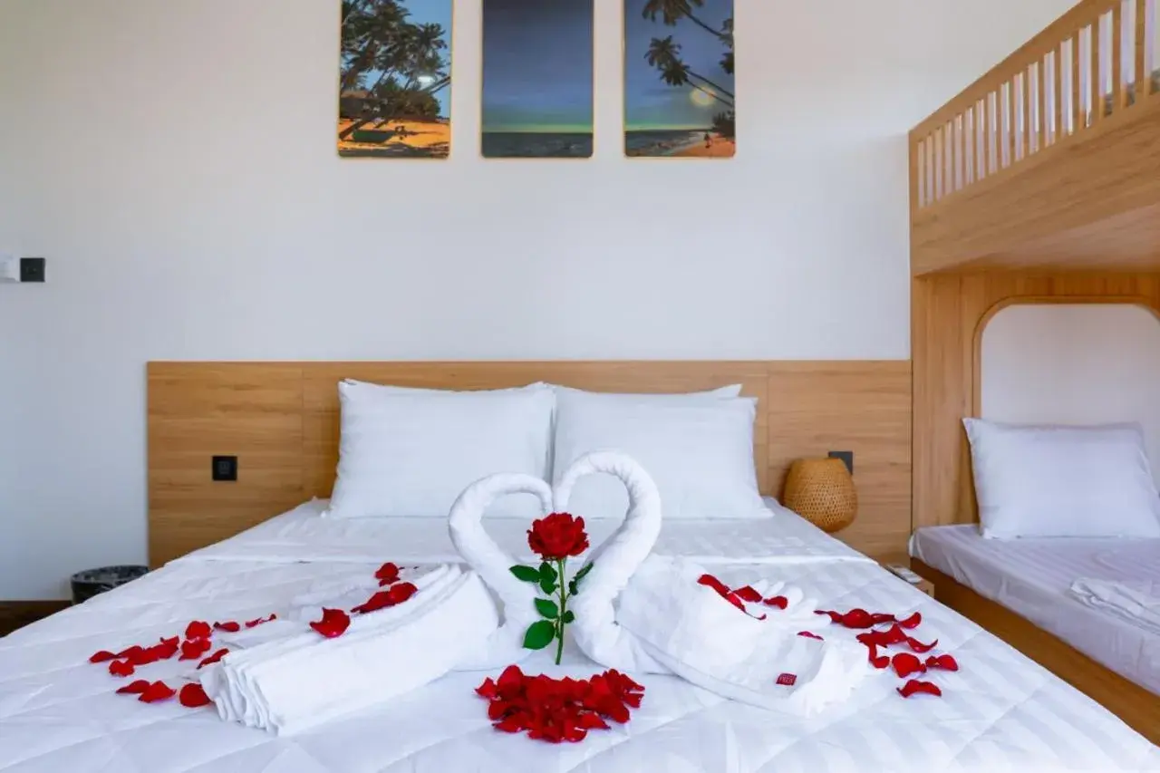 Bed in OSAKA BOUTIQUE PHAN THIET HOTEL Bed in OSAKA BOUTIQUE PHAN THIET HOTEL