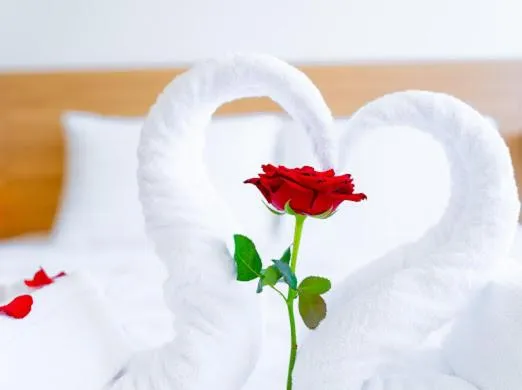 Bed in OSAKA BOUTIQUE PHAN THIET HOTEL