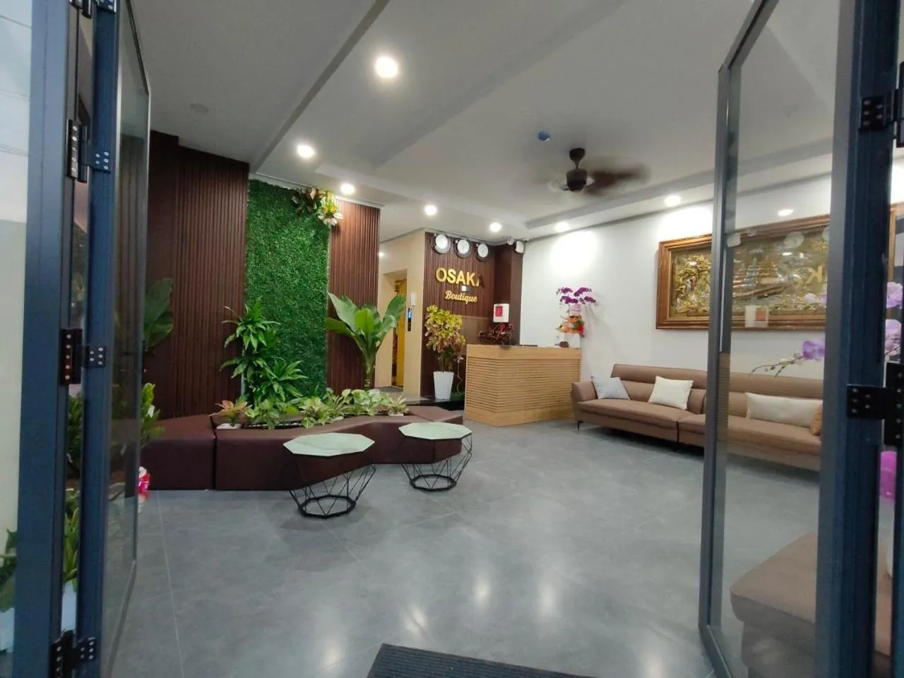 Bed in OSAKA BOUTIQUE PHAN THIET HOTEL