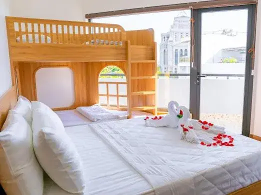 Bed in OSAKA BOUTIQUE PHAN THIET HOTEL Bed in OSAKA BOUTIQUE PHAN THIET HOTEL