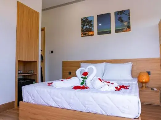 Bed in OSAKA BOUTIQUE PHAN THIET HOTEL Bed in OSAKA BOUTIQUE PHAN THIET HOTEL