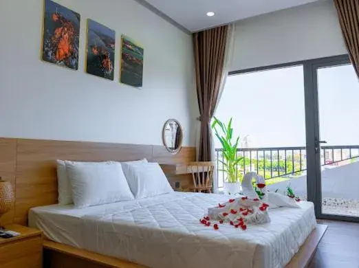 Bed in OSAKA BOUTIQUE PHAN THIET HOTEL Bed in OSAKA BOUTIQUE PHAN THIET HOTEL