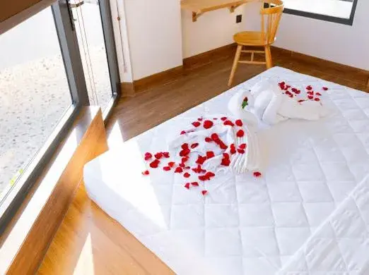 Bed in OSAKA BOUTIQUE PHAN THIET HOTEL Bed in OSAKA BOUTIQUE PHAN THIET HOTEL