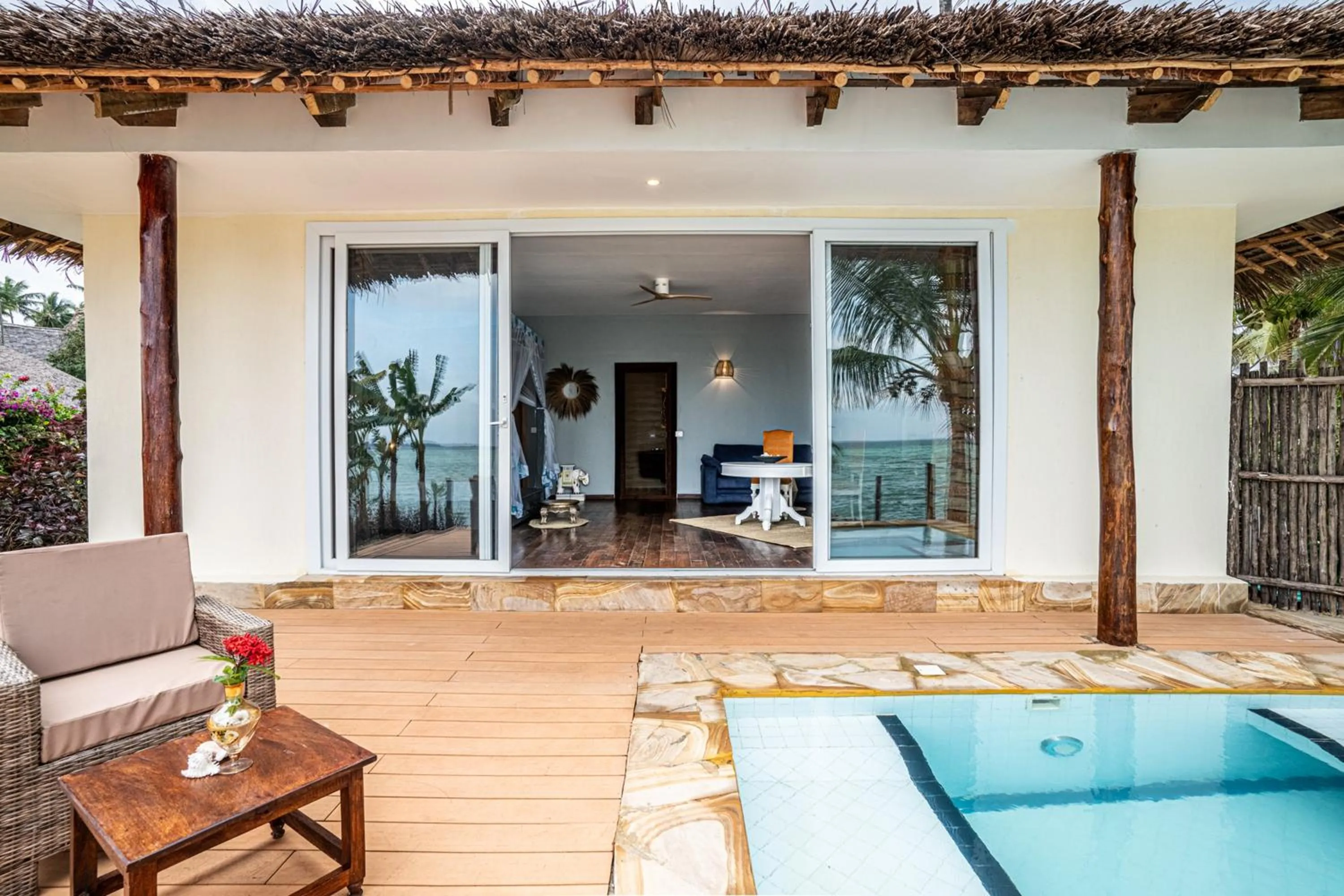 Patio in Maharaja Boutique Hotel Zanzibar