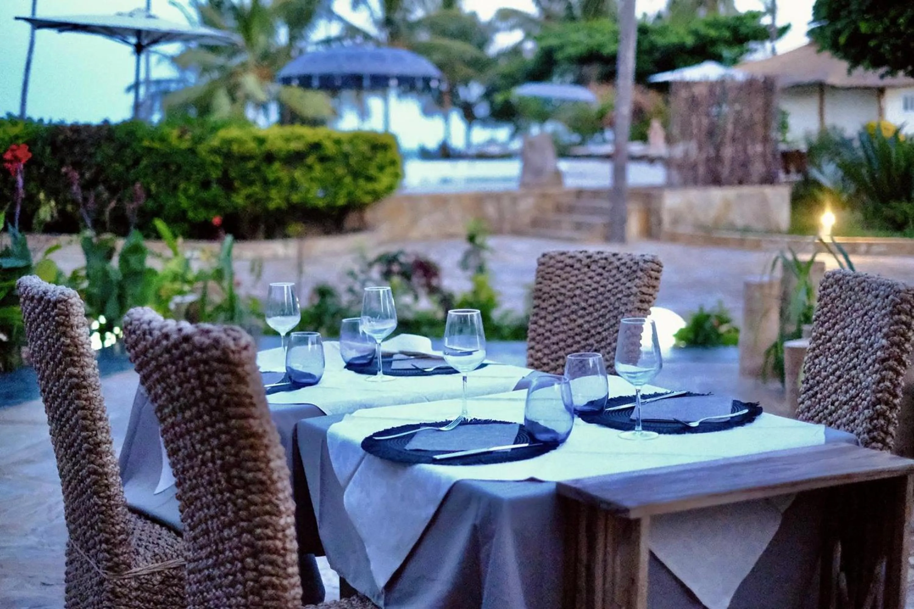 Patio in Maharaja Boutique Hotel Zanzibar