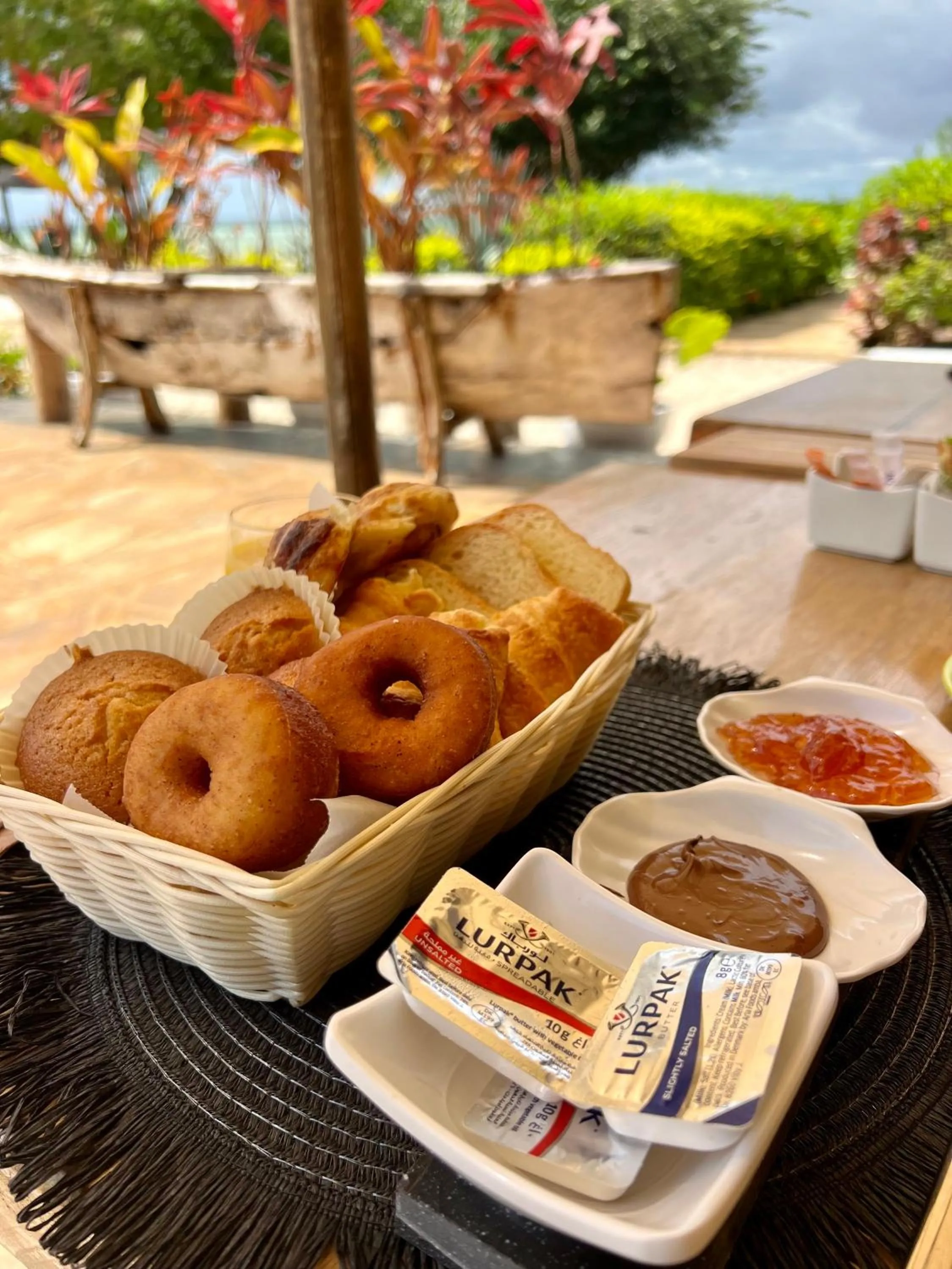 Breakfast in Maharaja Boutique Hotel Zanzibar