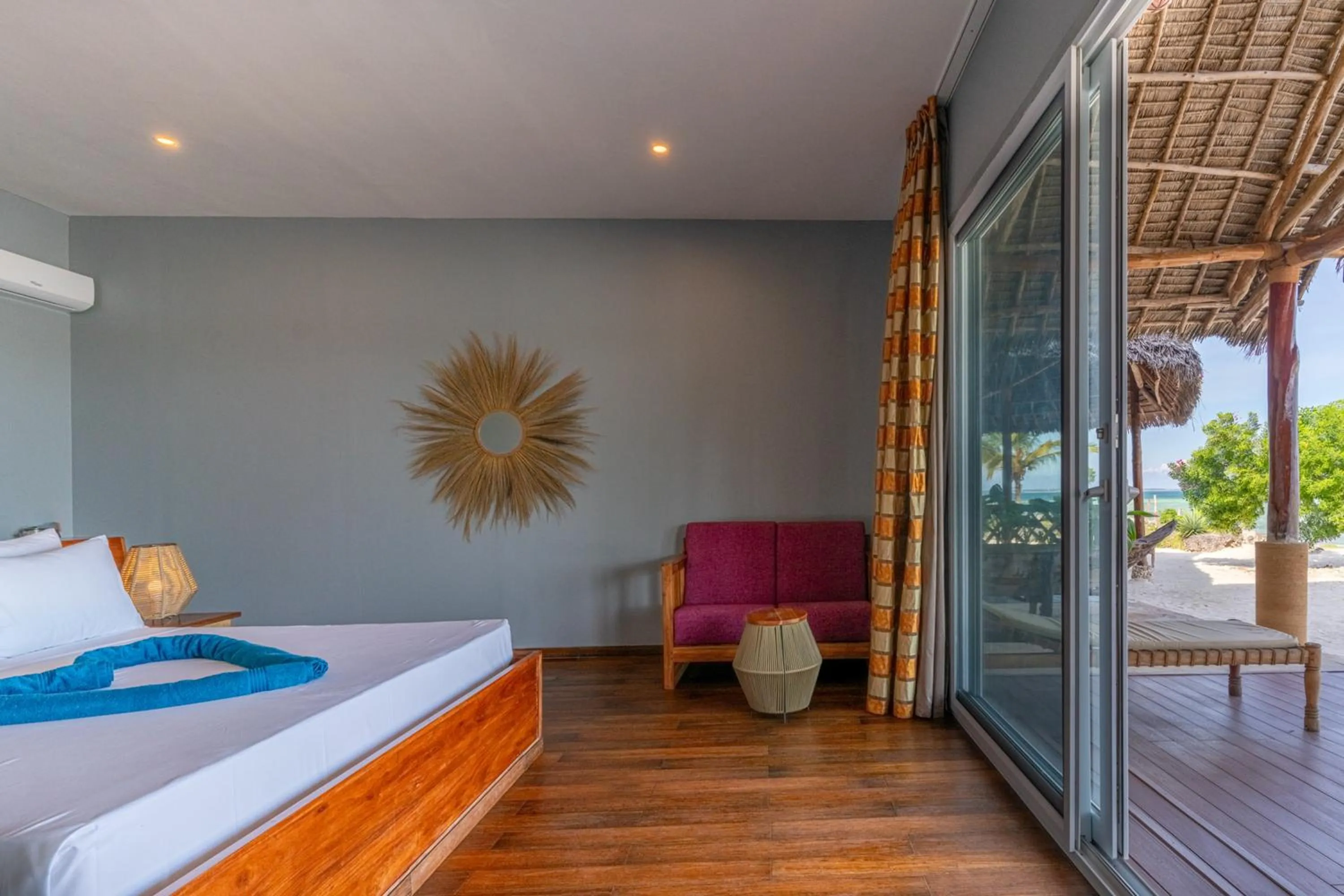 Patio, Bed in Maharaja Boutique Hotel Zanzibar