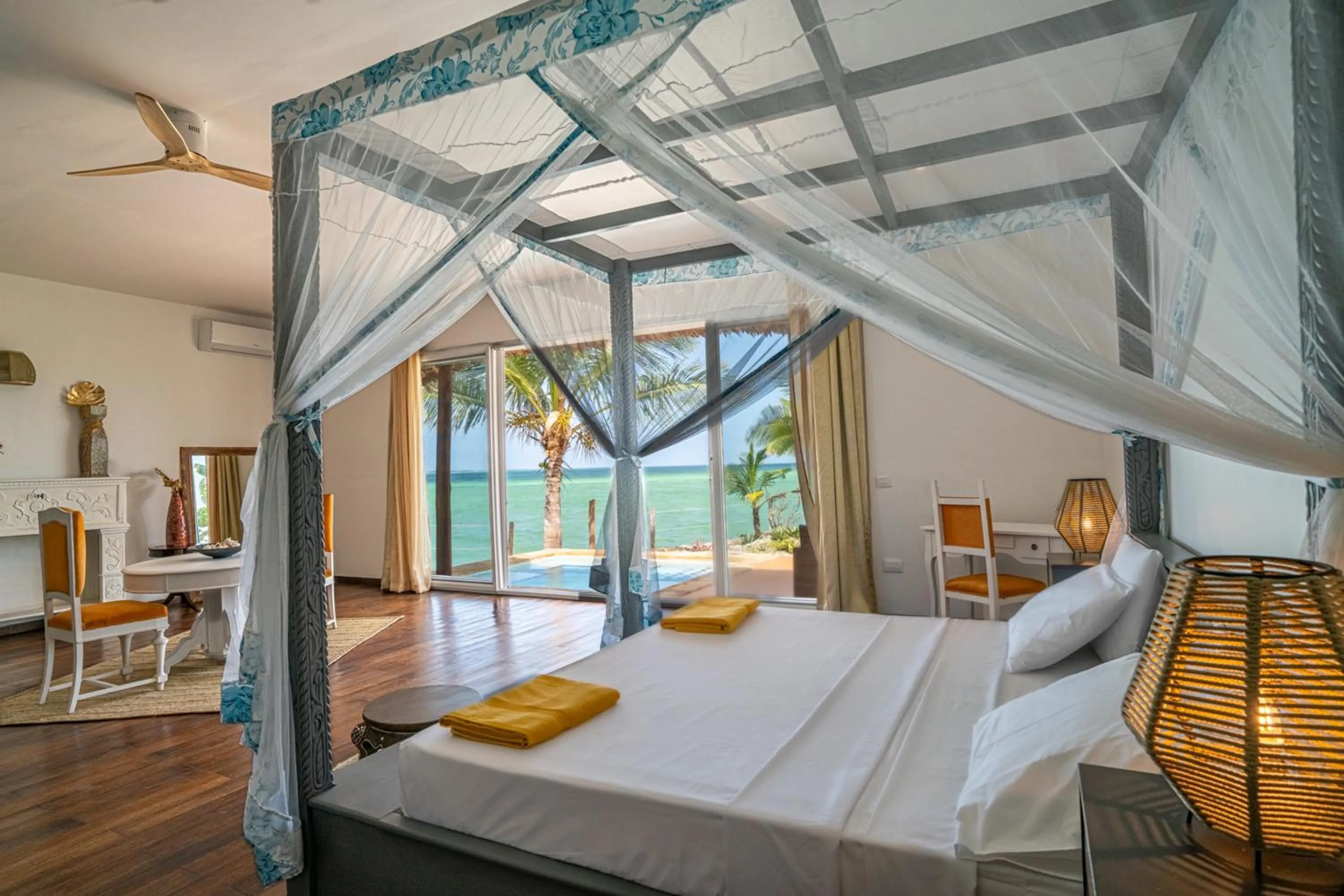 Photo of the whole room, Bed in Maharaja Boutique Hotel Zanzibar