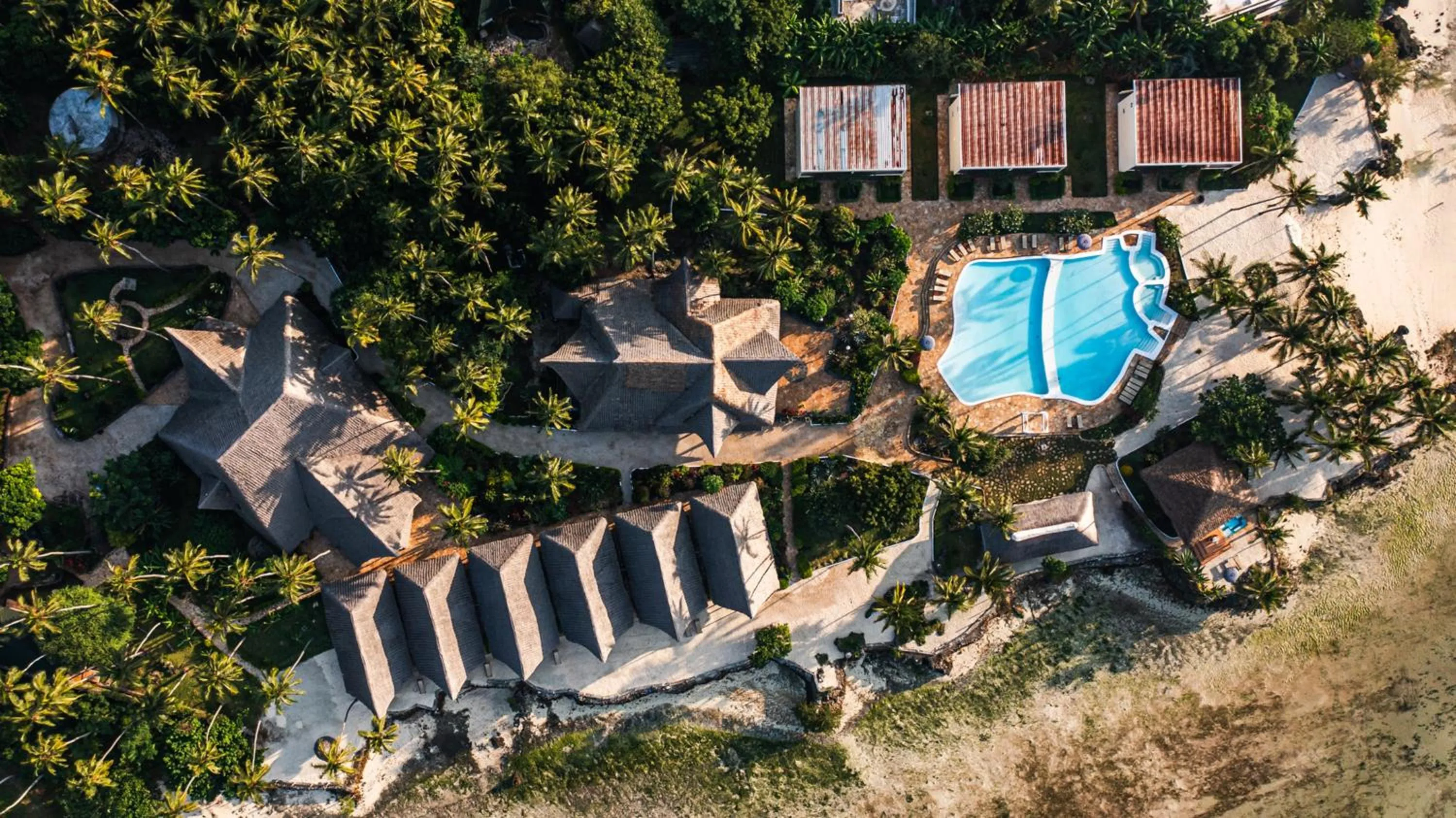 Bird's eye view in Maharaja Boutique Hotel Zanzibar