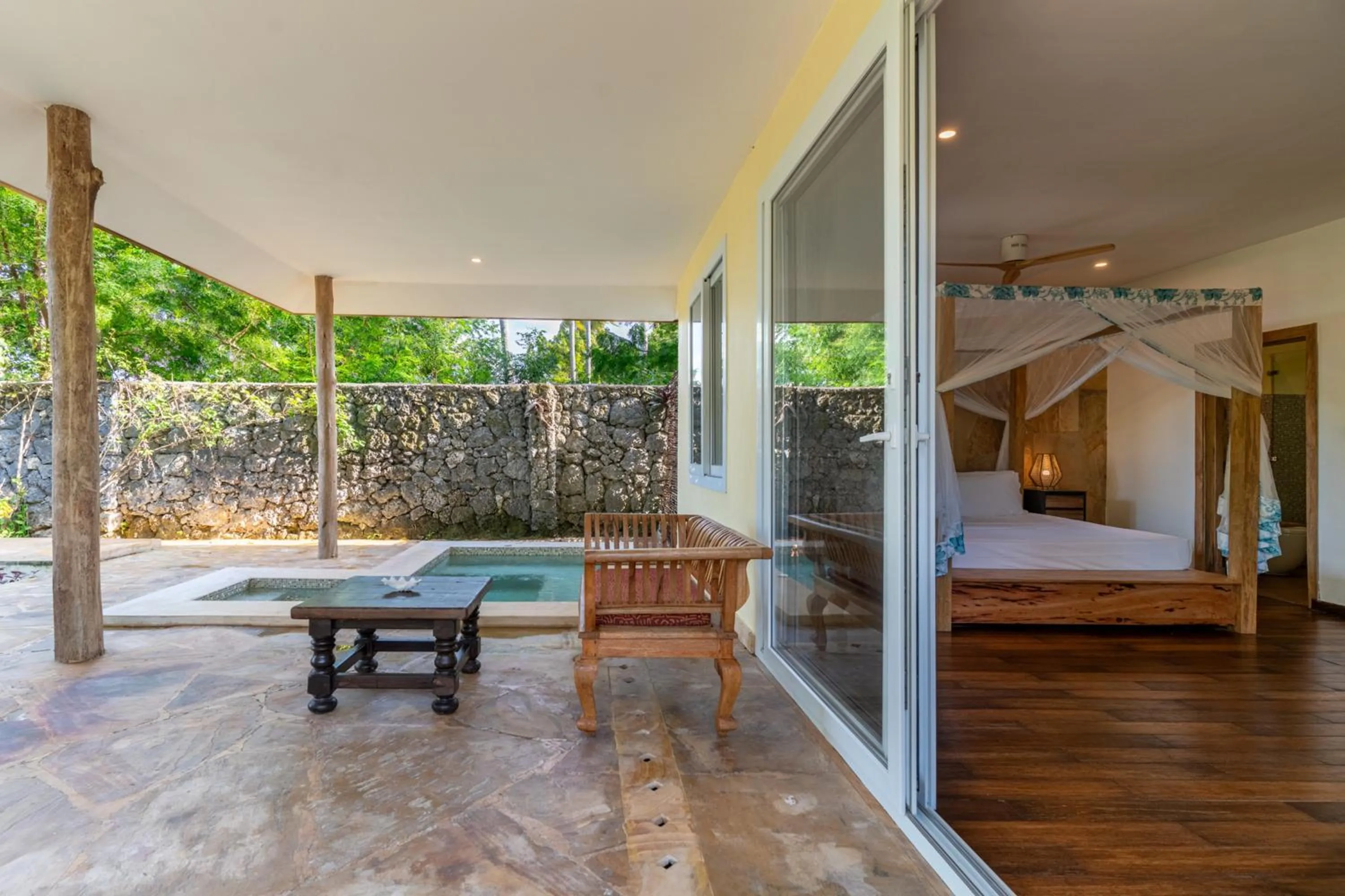 Patio in Maharaja Boutique Hotel Zanzibar