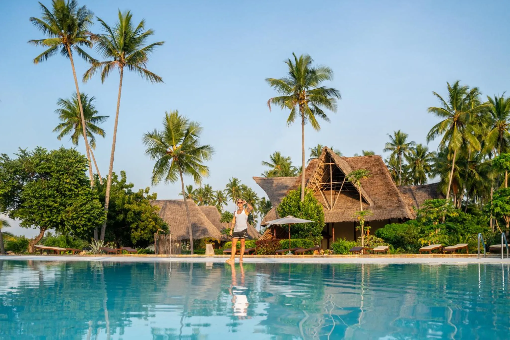 Swimming pool in Maharaja Boutique Hotel Zanzibar