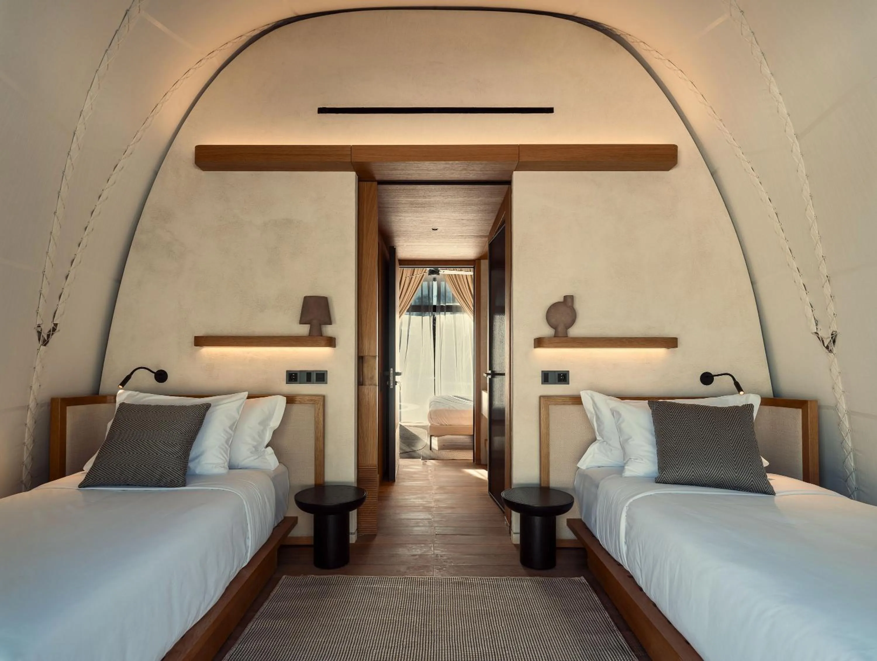 Bed in 91 Athens Riviera, The Resort