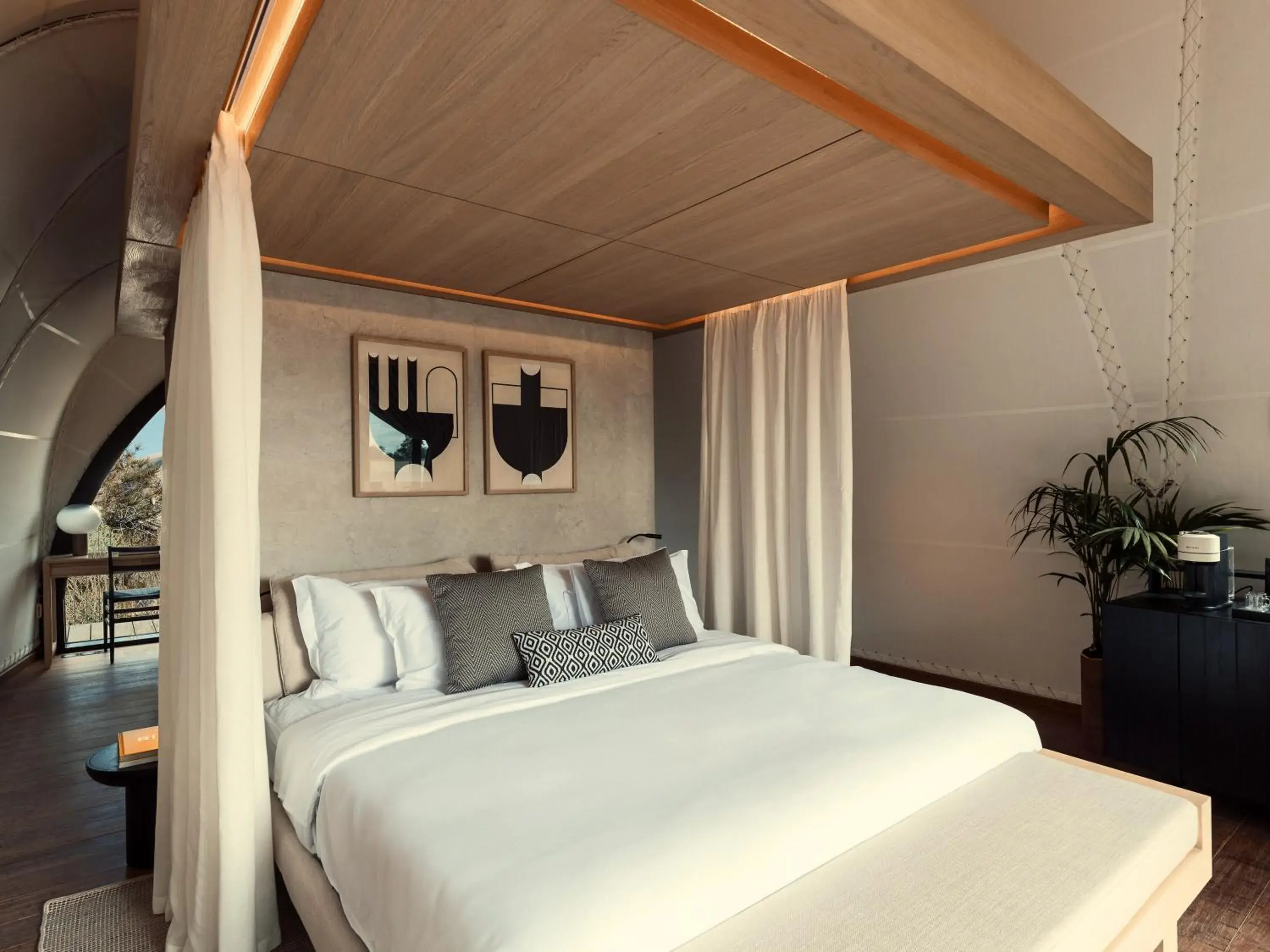 Bed in 91 Athens Riviera, The Resort Bed in 91 Athens Riviera, The Resort