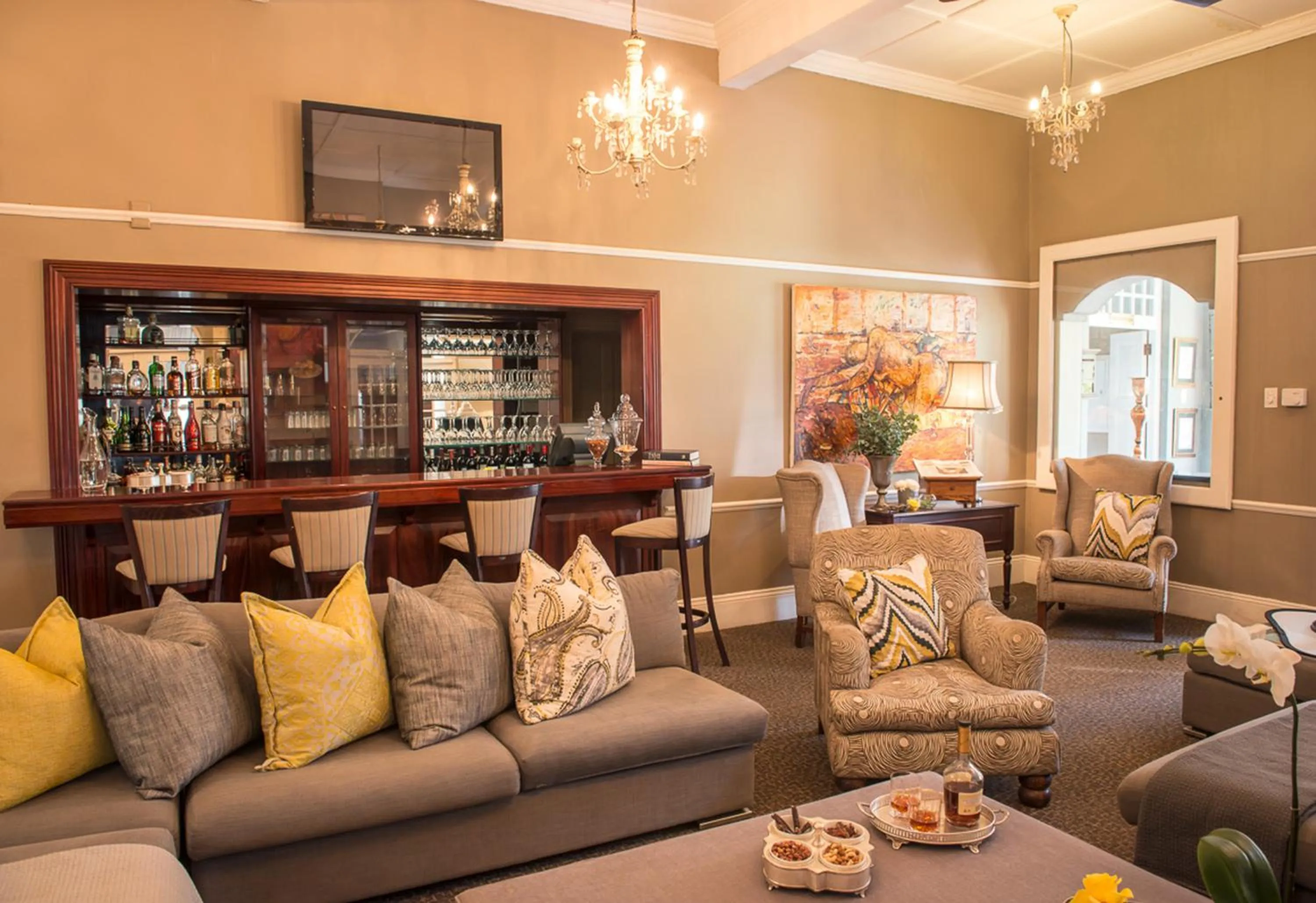 Communal lounge/ TV room in River Meadow Manor