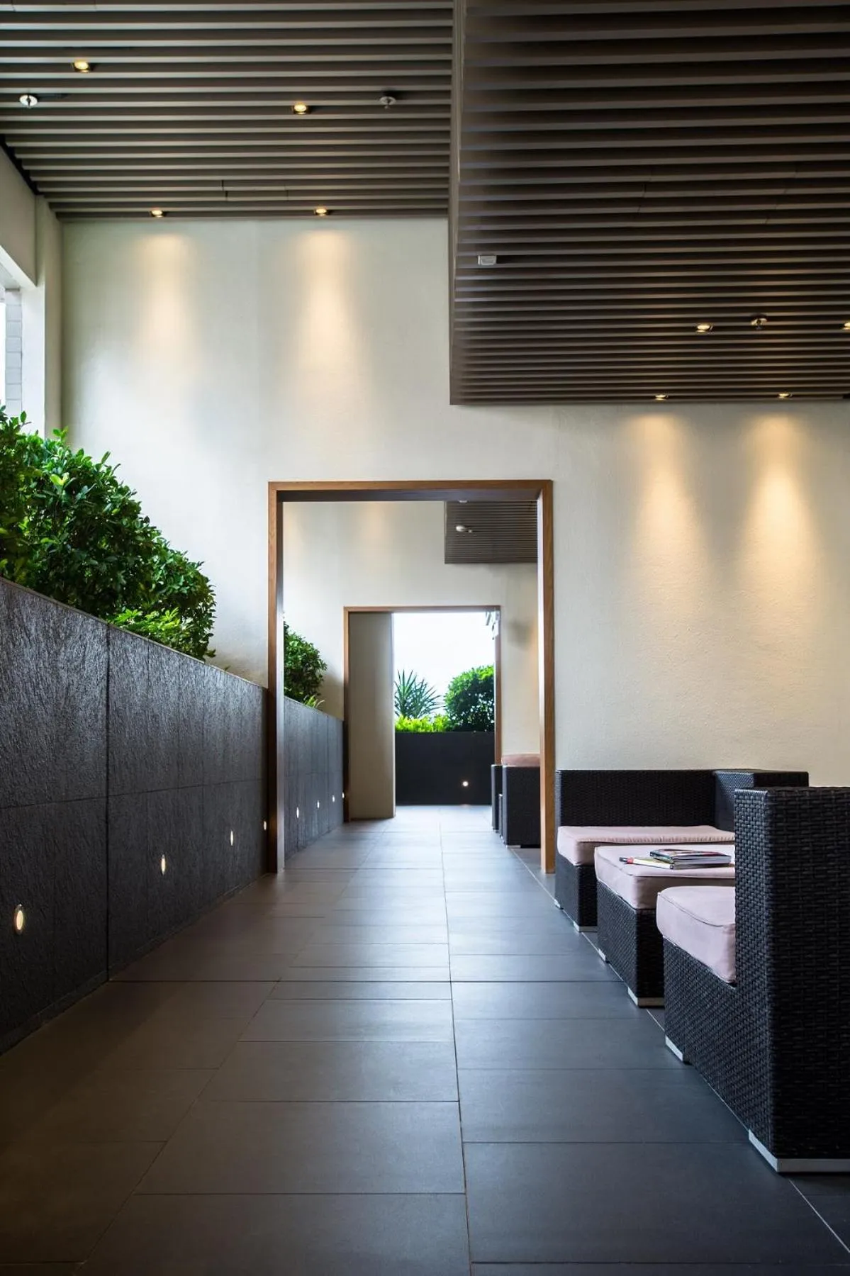 Seating area in One Dundas