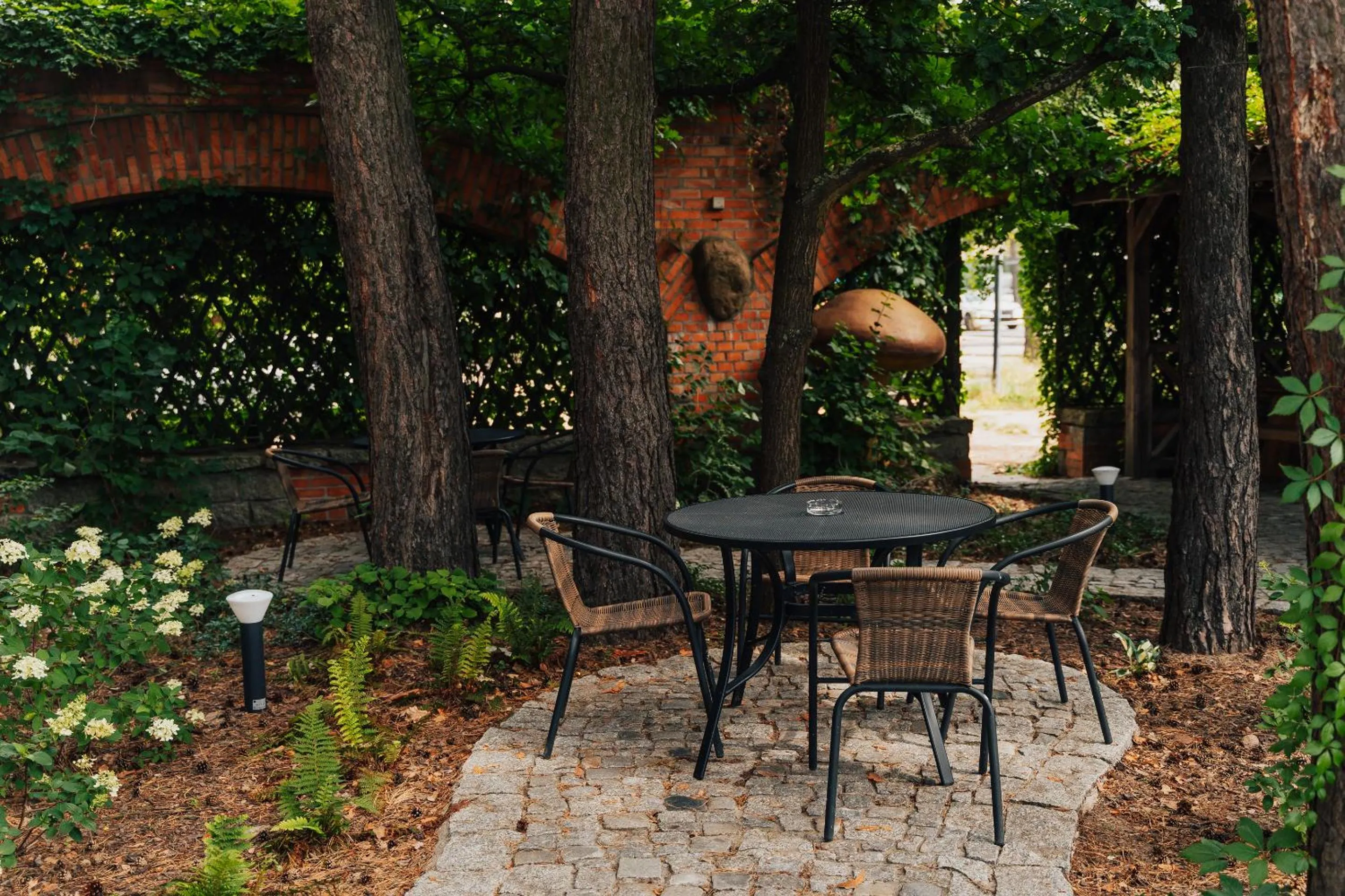 Patio in Hotel Sphinx