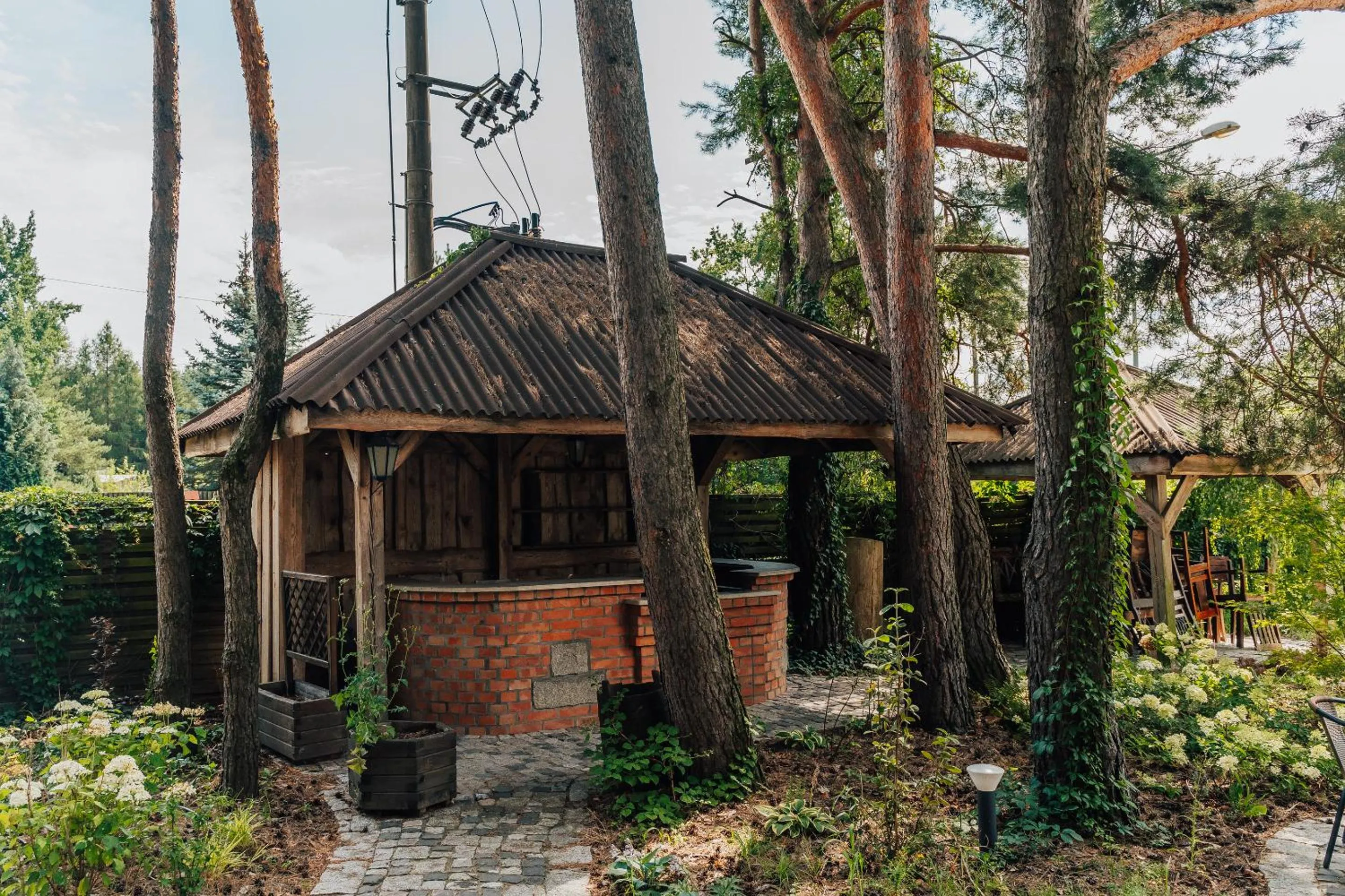 Patio in Hotel Sphinx