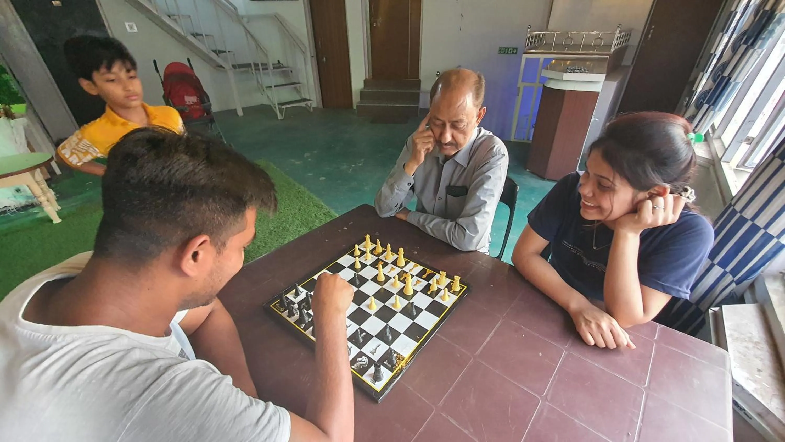 People in Taj City Hotel