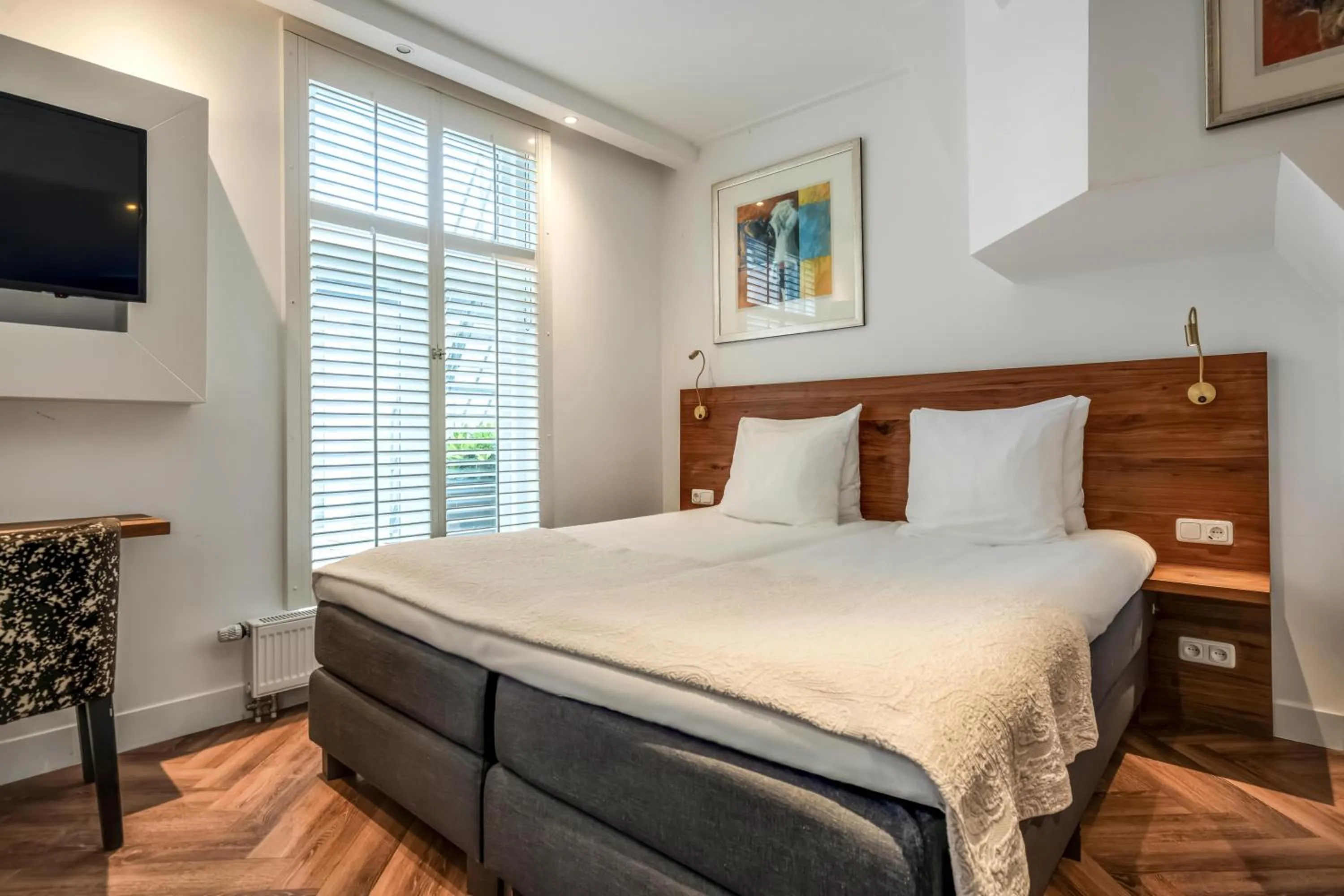 Bed in Badhotel Bruin