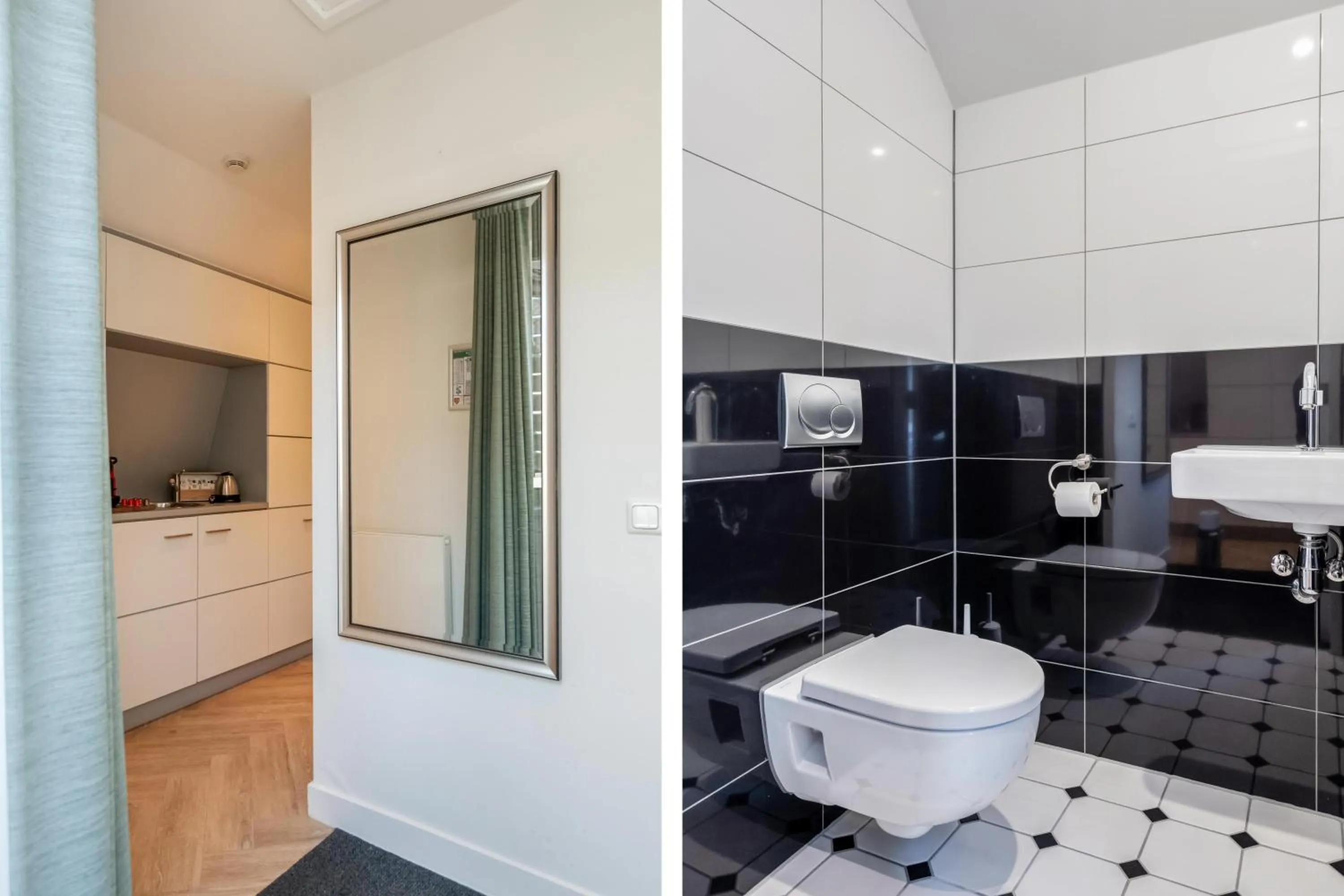 Toilet in Badhotel Bruin