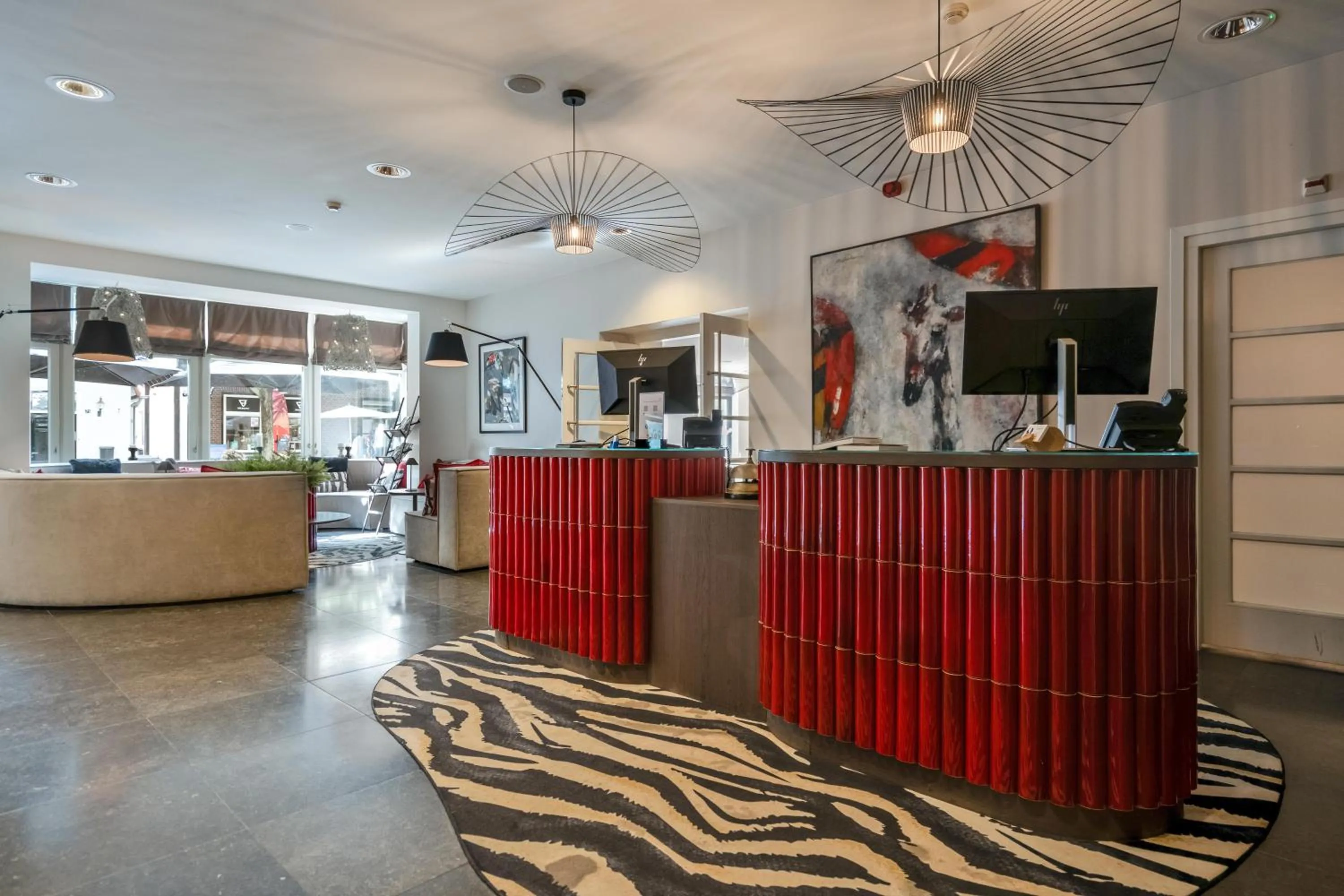 Lobby or reception in Badhotel Bruin