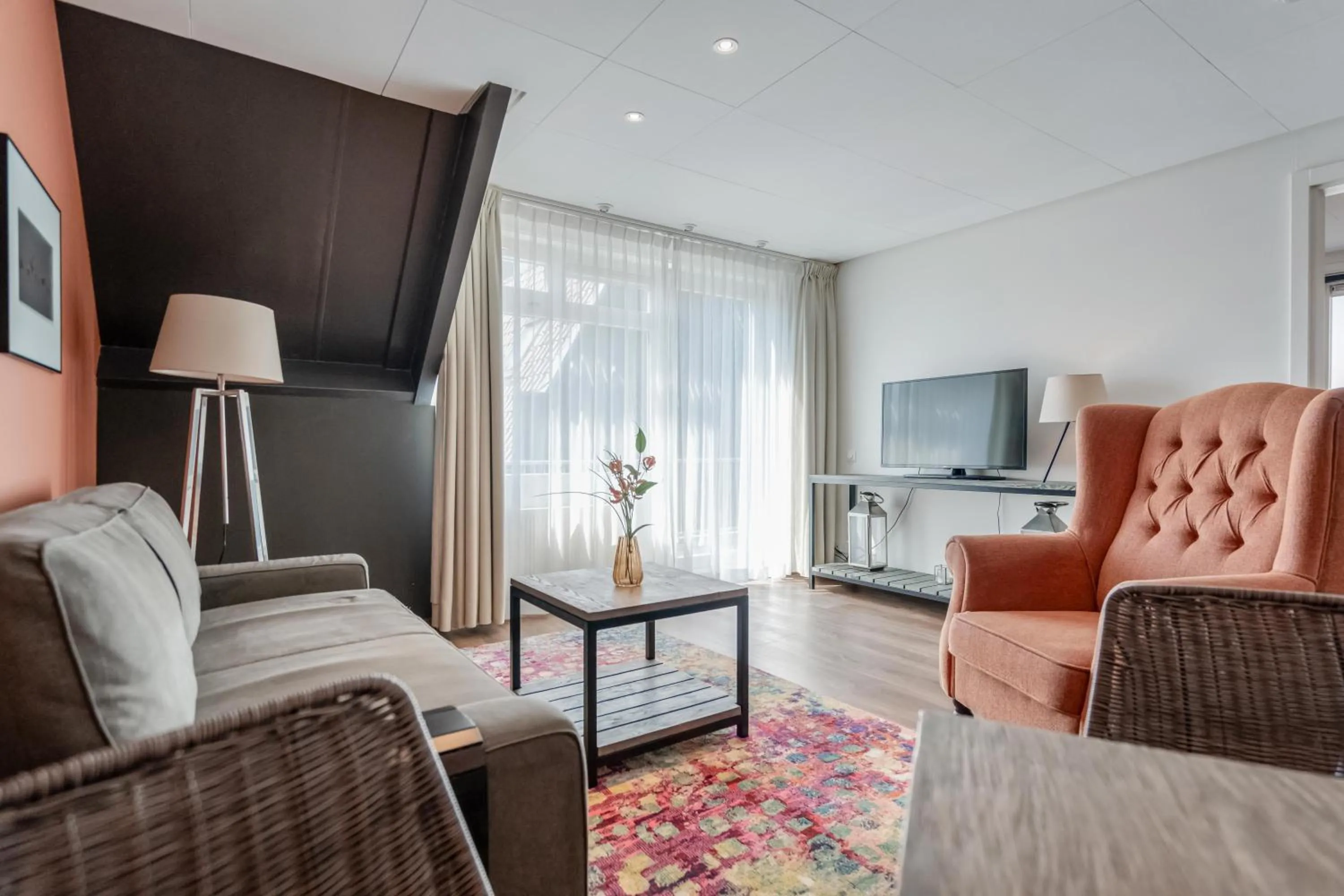 Living room in Badhotel Bruin