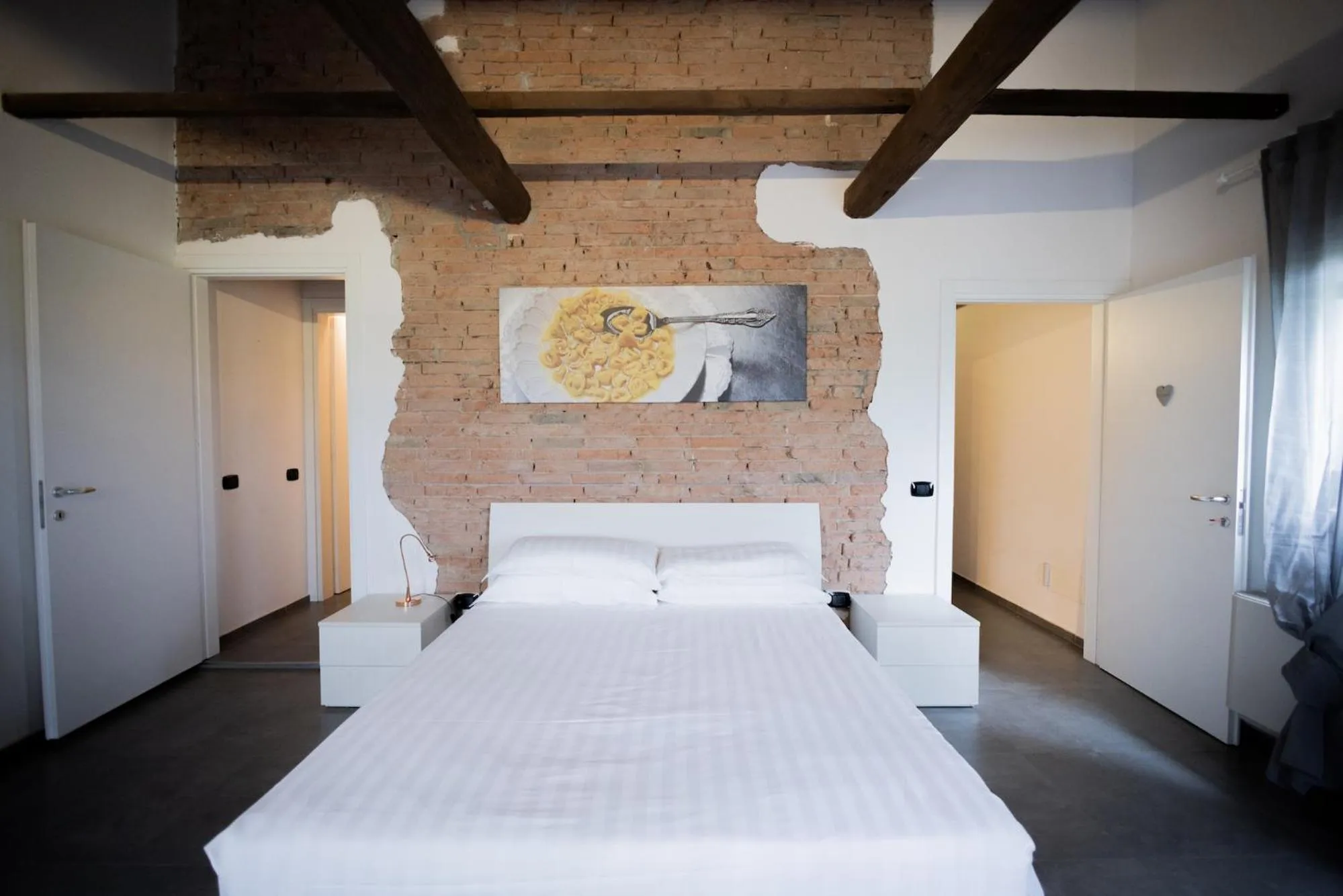 Bed in LA CASCINA DEL BALSAMICO b&b