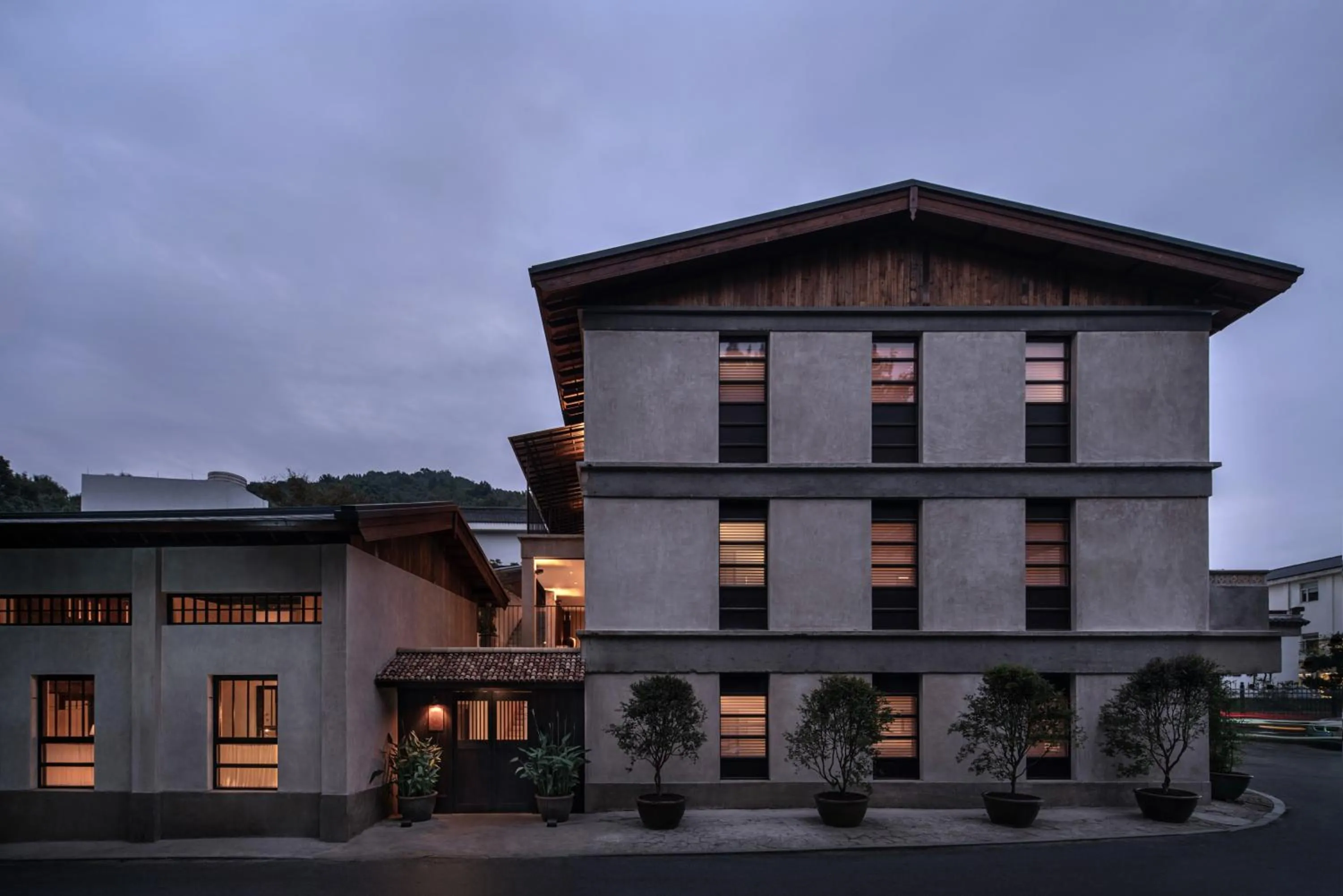 Property building in Hangzhou West Lake Anyu Hotel