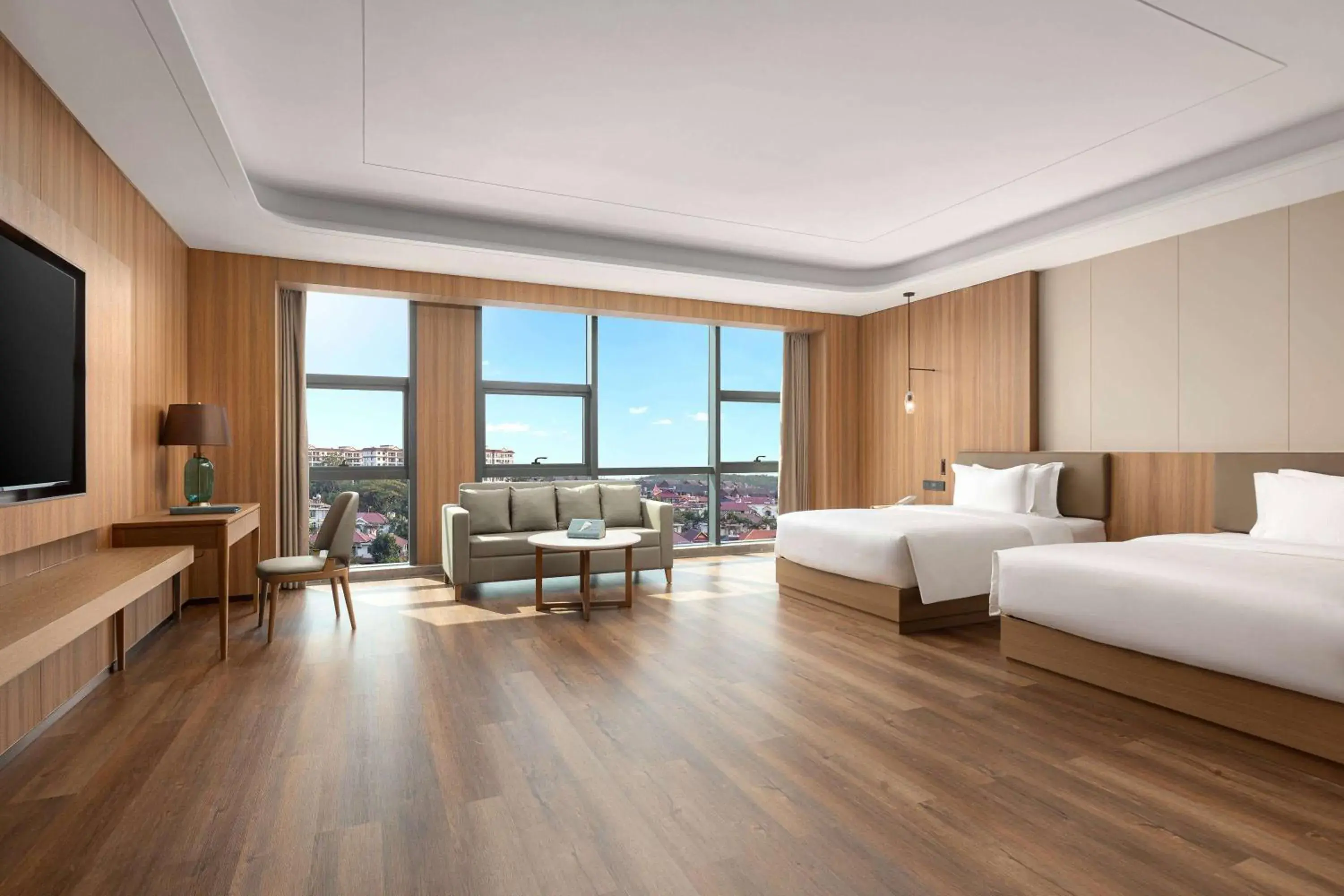 Photo of the whole room, Bed in Wyndham Xishuangbanna Qingquan Photo of the whole room, Bed in Wyndham Xishuangbanna Qingquan