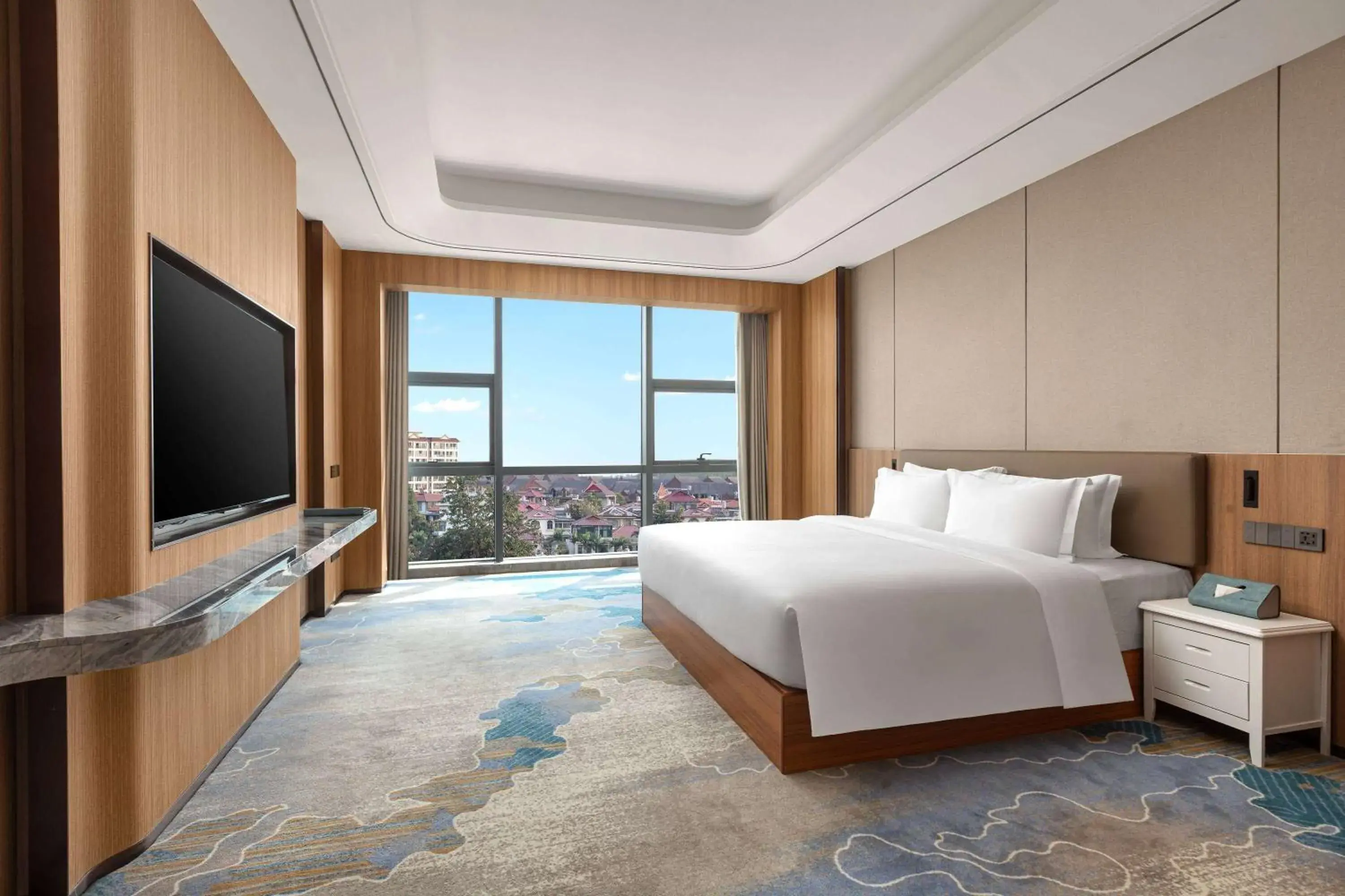 Photo of the whole room, Bed in Wyndham Xishuangbanna Qingquan Photo of the whole room, Bed in Wyndham Xishuangbanna Qingquan