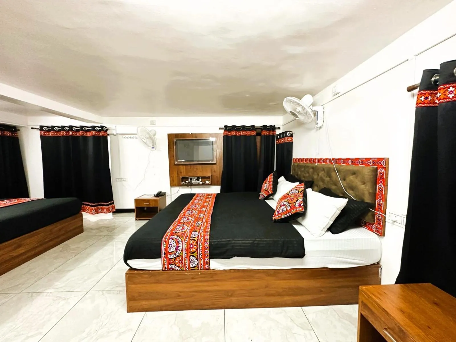 Bedroom, Bed in Stay Guru Usha Residency